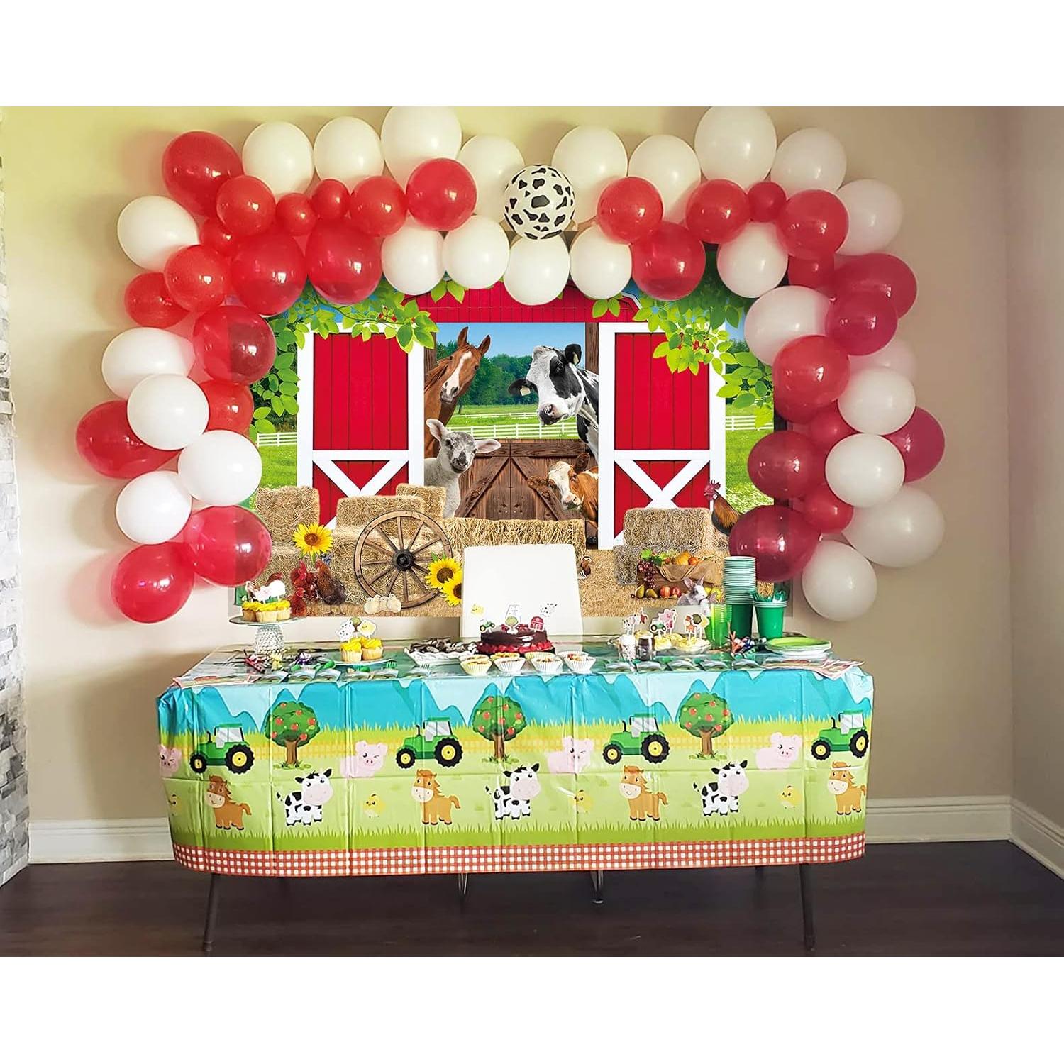 Fondo de Fiesta de Granja BAIFNEZ 210x150cm Colorido