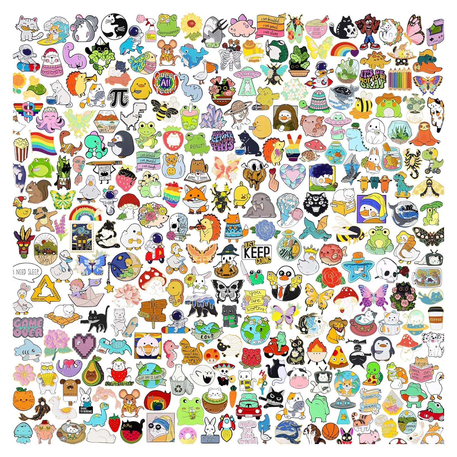 Conjunto de Pines de Esmalte Mixtos 20/40/60 pcs - Decoración Unisex