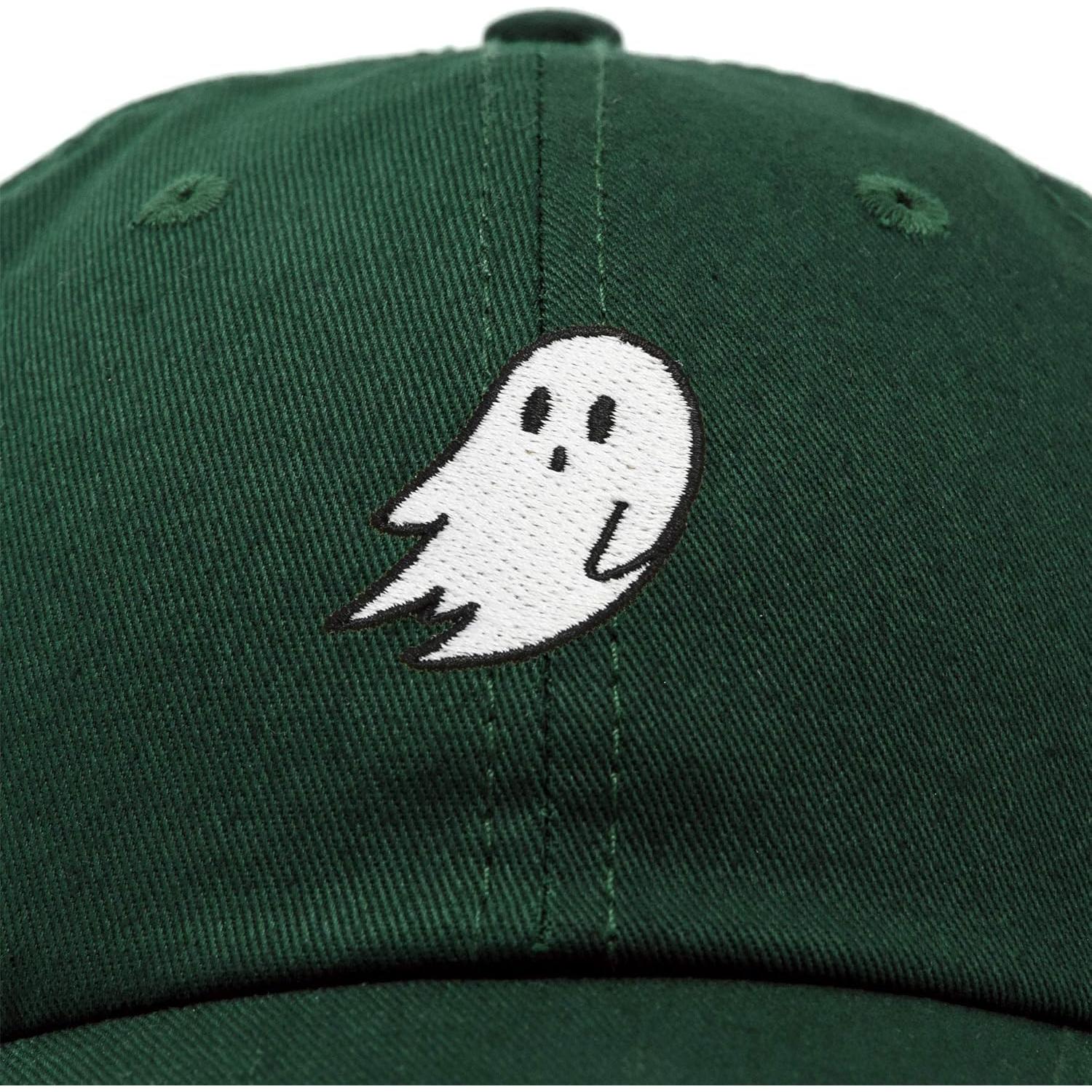 Gorra de papá bordada fantasma DALIX 100% algodón ajustable