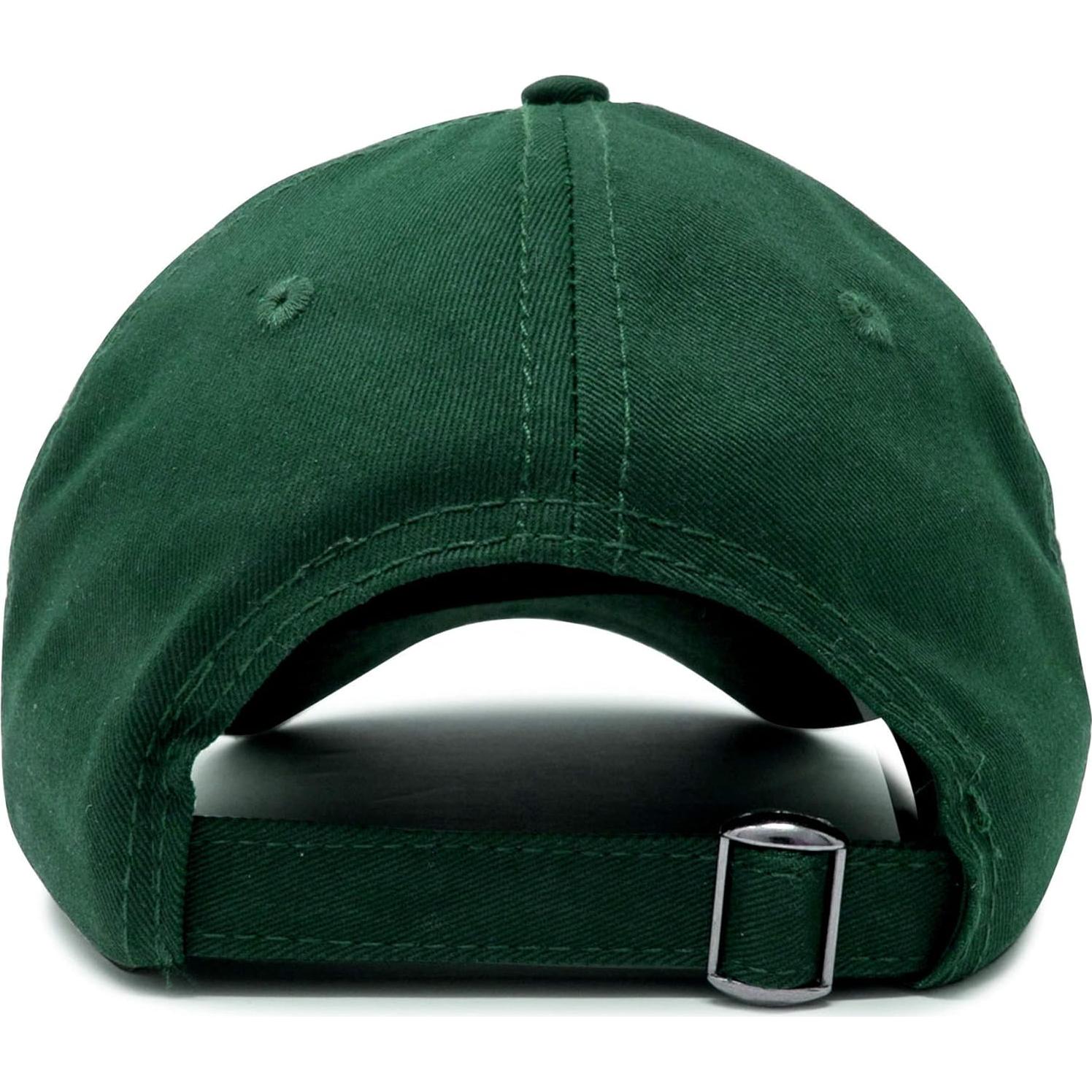 Gorra de papá bordada fantasma DALIX 100% algodón ajustable