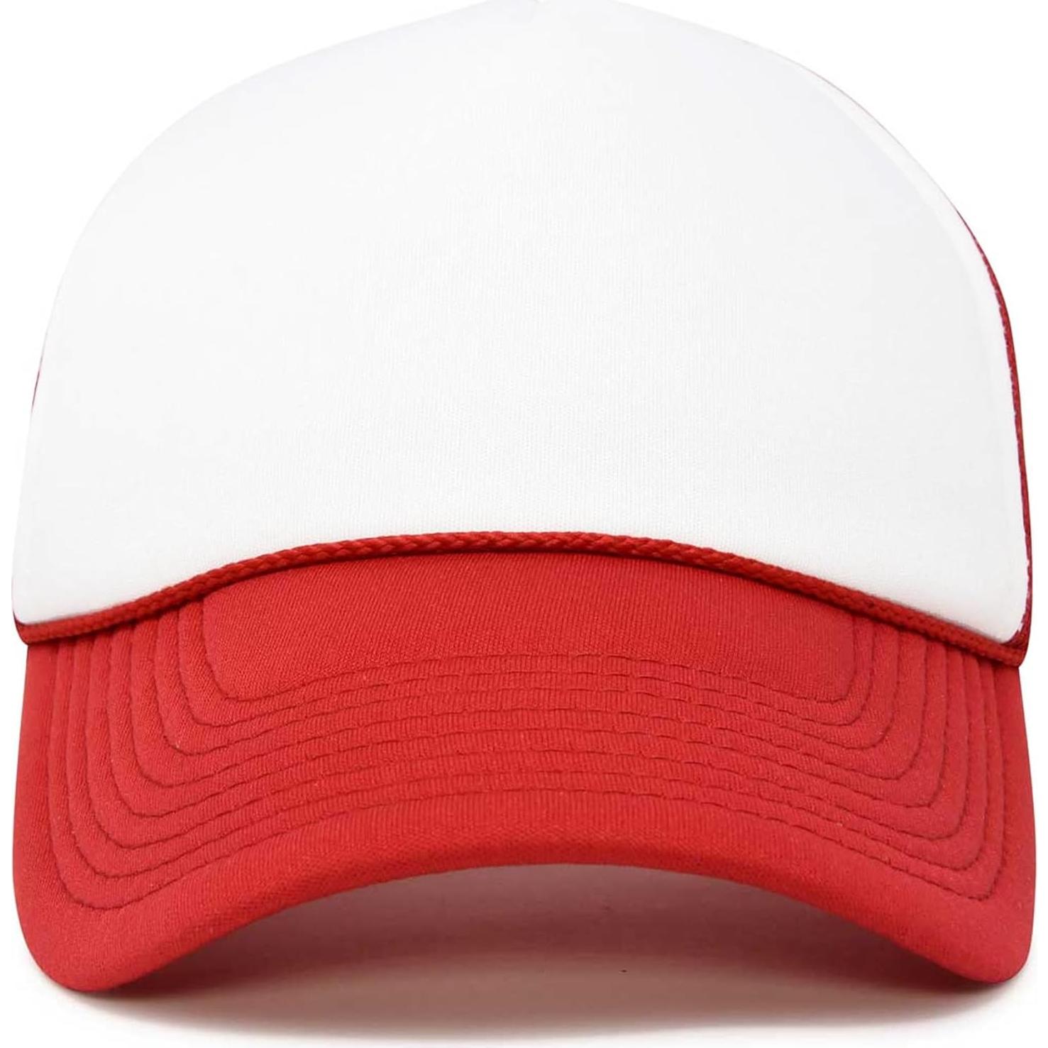 Gorra Trucker DALIX de Dos Tonos con Malla Ajustable 58-63 cm