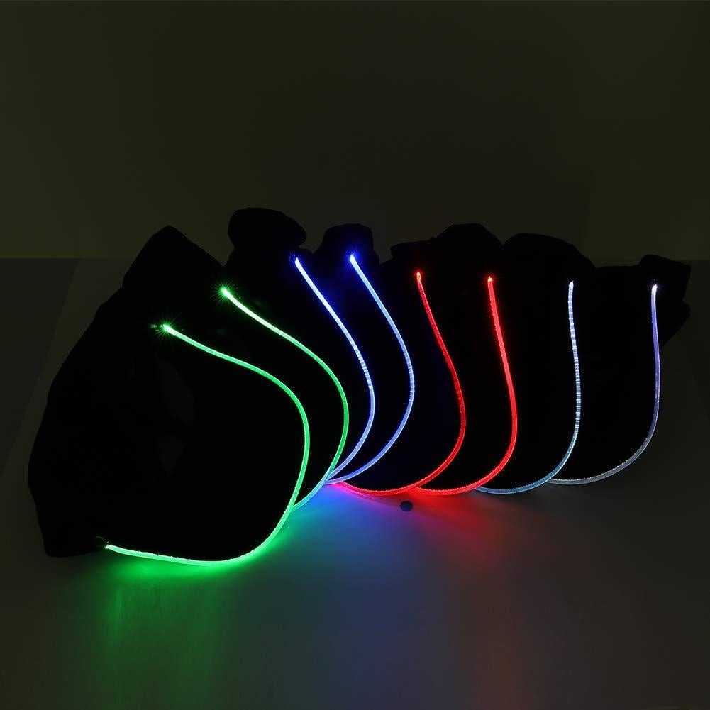 Gorra LED JIGUOOR Multicolor Ajustable para Fiesta y Eventos