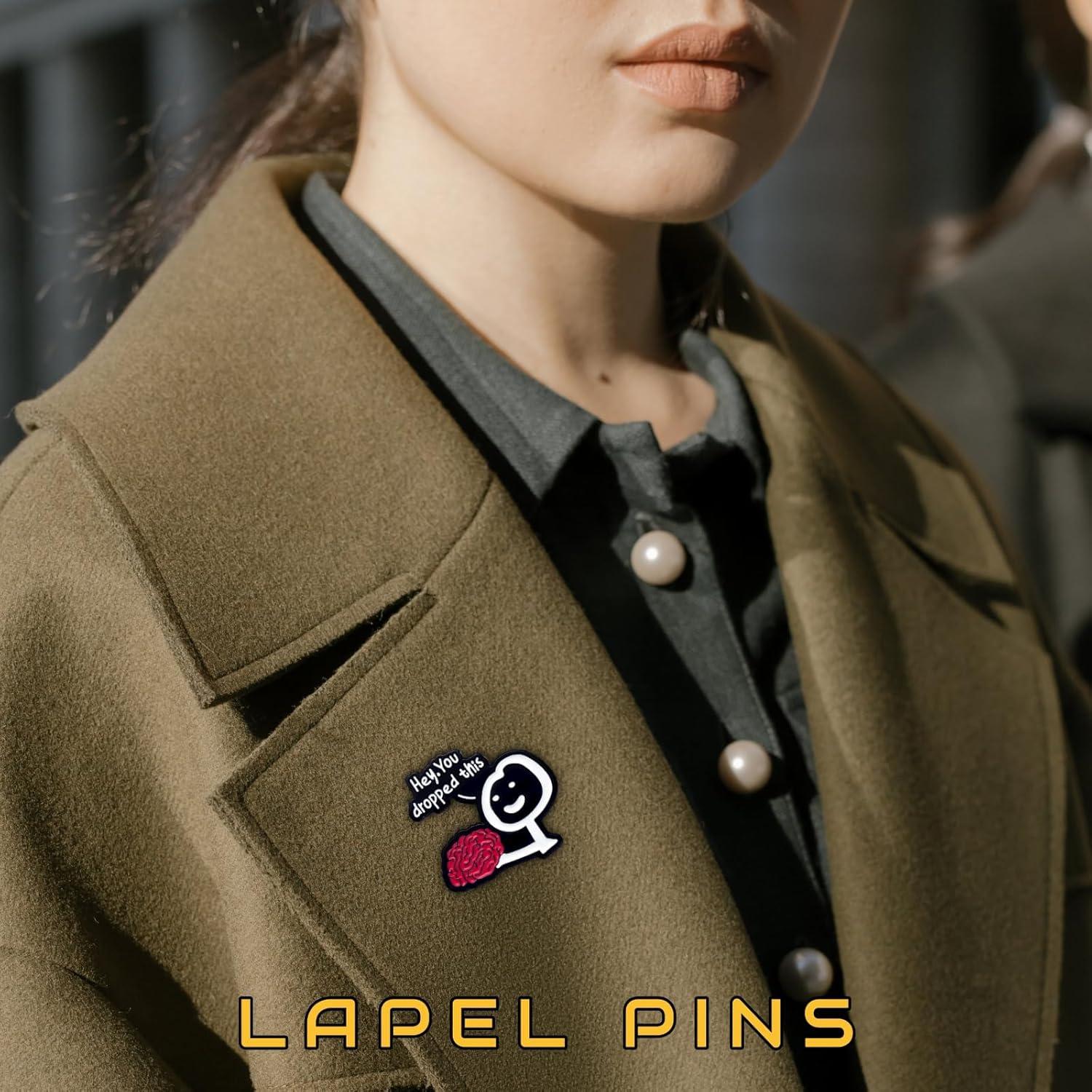 Pins de esmalte AAVEDGE - Cruz y Jesucristo para mochilas