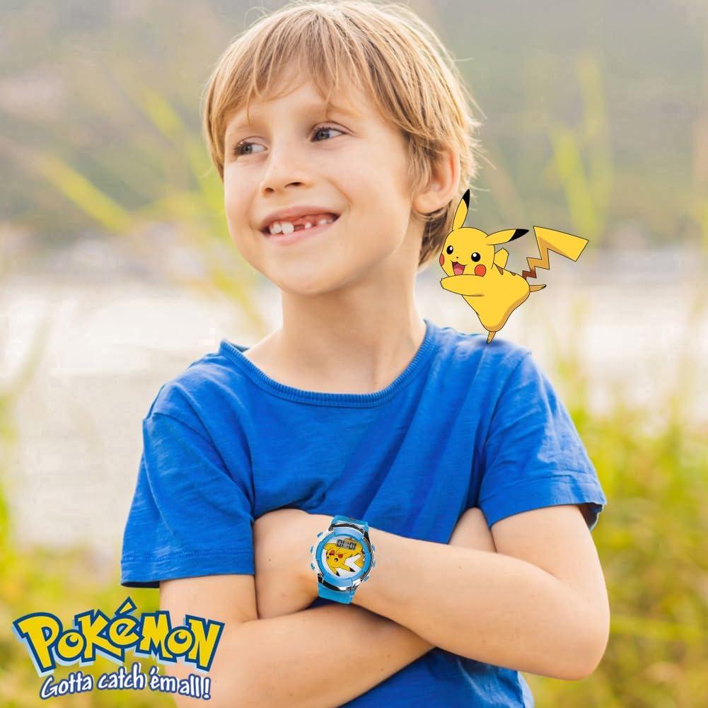 Reloj Digital Pokémon para Niños con LED - Pikachu y Amigos