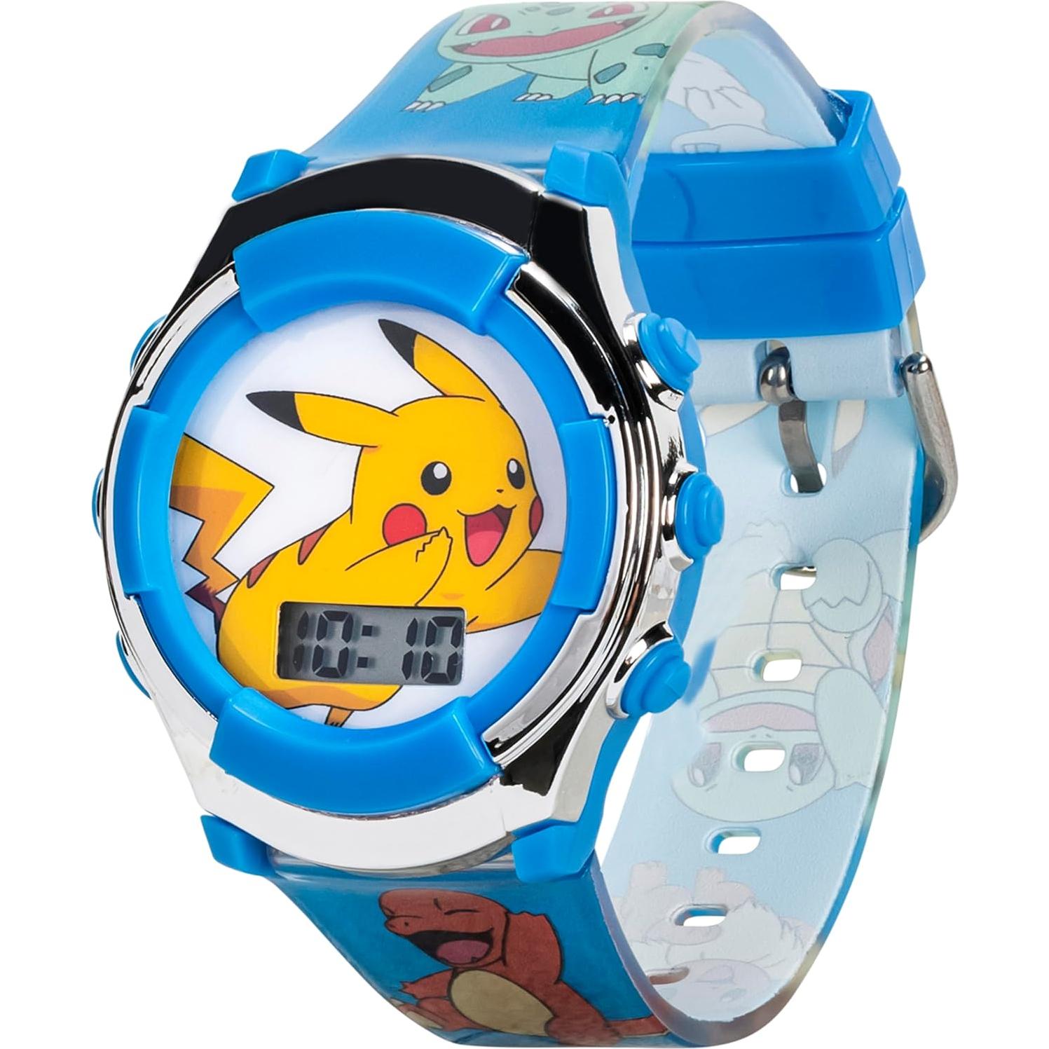 Reloj Digital Pokémon para Niños con LED - Pikachu y Amigos