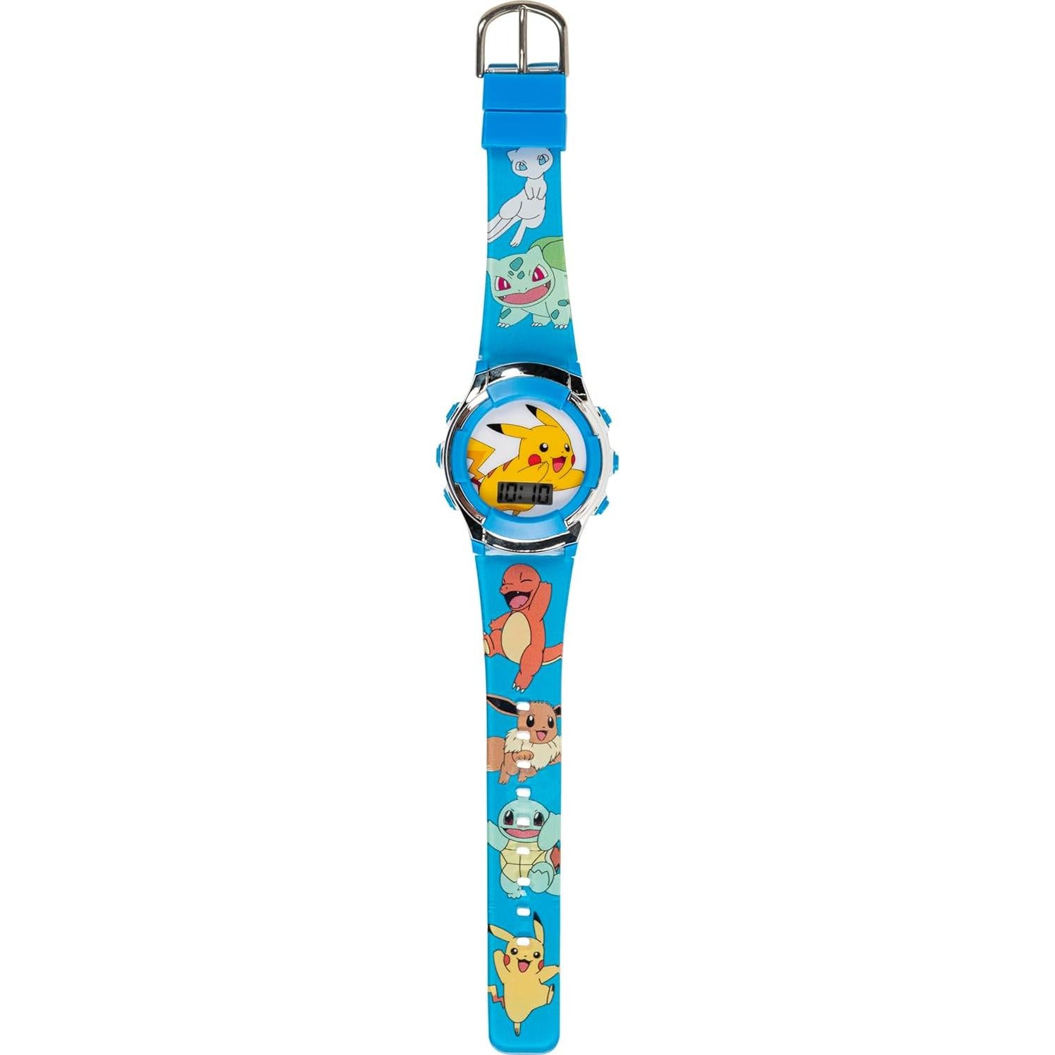 Reloj Digital Pokémon para Niños con LED - Pikachu y Amigos