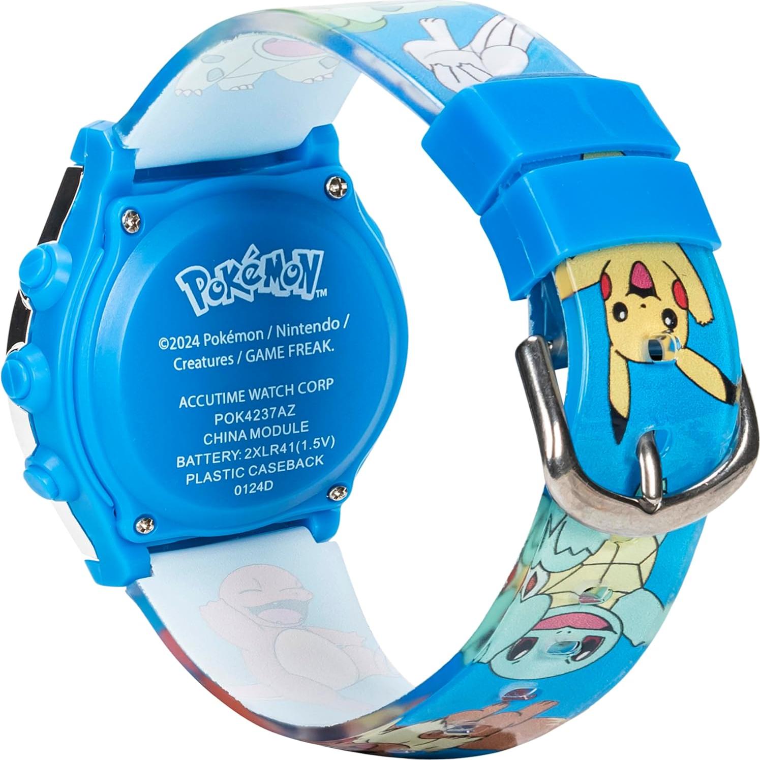 Reloj Digital Pokémon para Niños con LED - Pikachu y Amigos