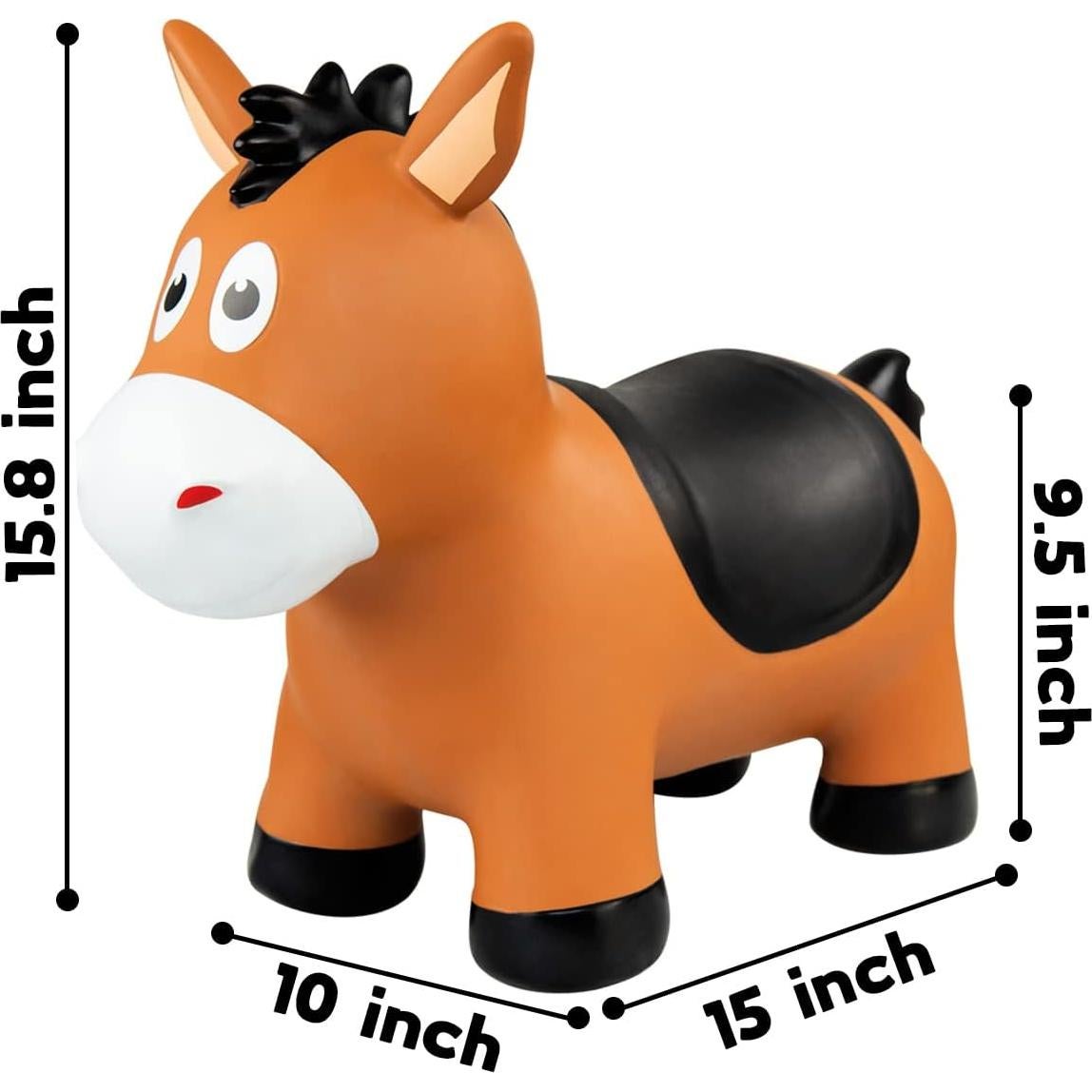 Caballo Saltarín Inflable EVERICH TOY para Niños 1-6 Años