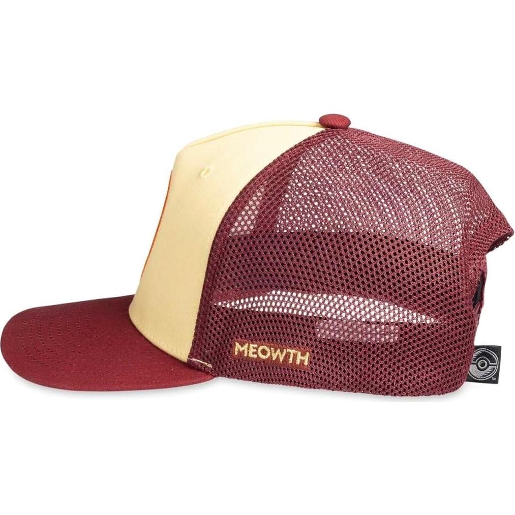 Gorra Snapback Meowth Pokémon Center - Unisex Adulto Rojo