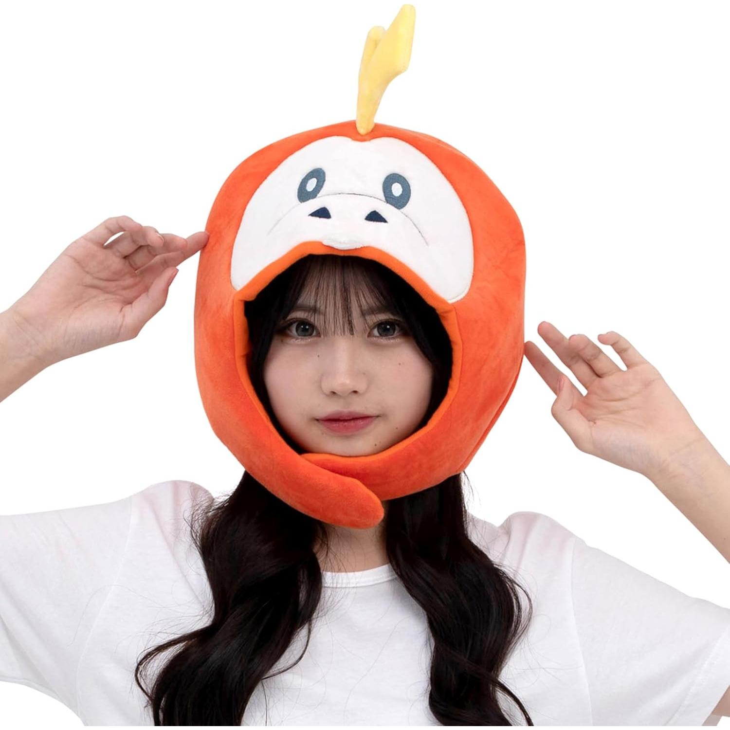 Gorro Kigurumi Pokemon Fuecoco SAZAC para Adultos - Beanie Cálido