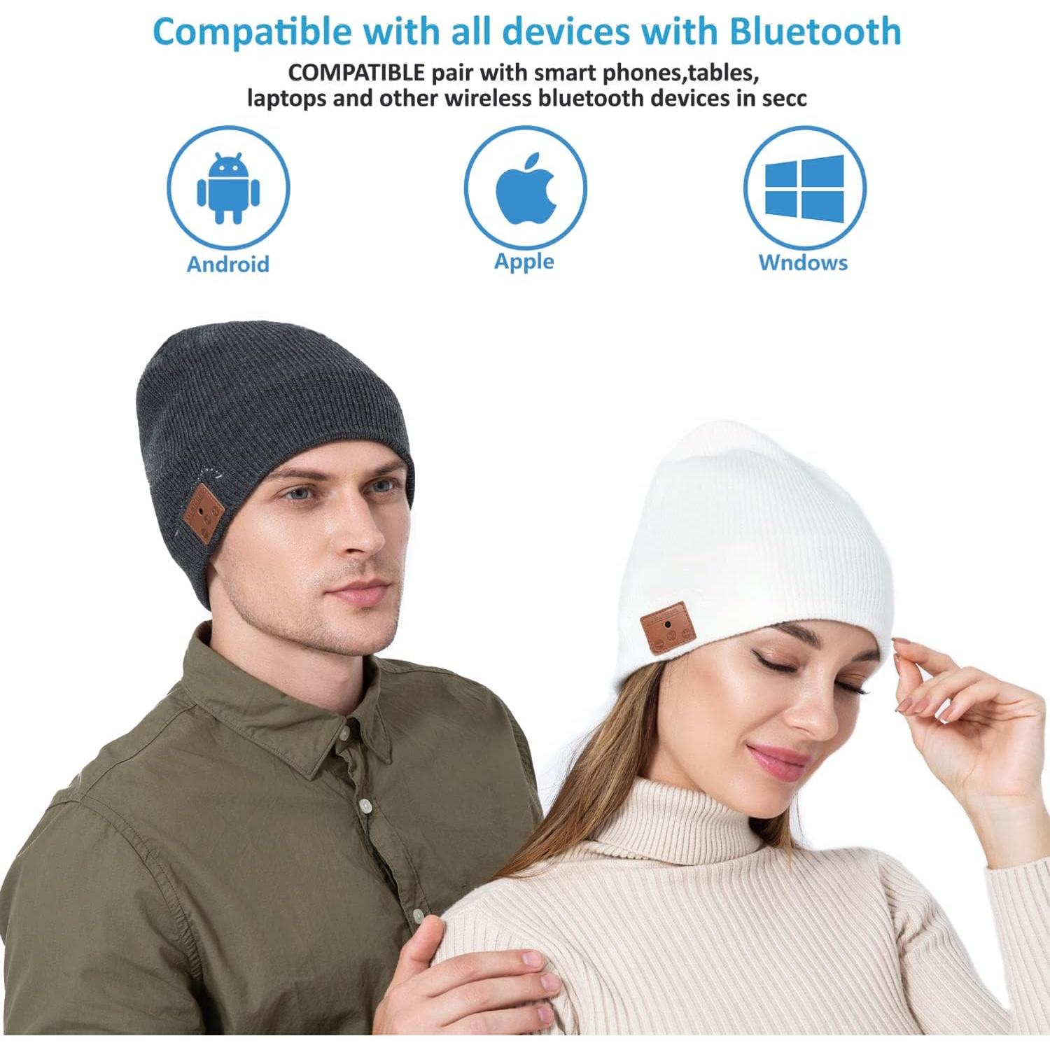 Gorro Bluetooth MUSICBEE V5.2 Inalámbrico para Invierno