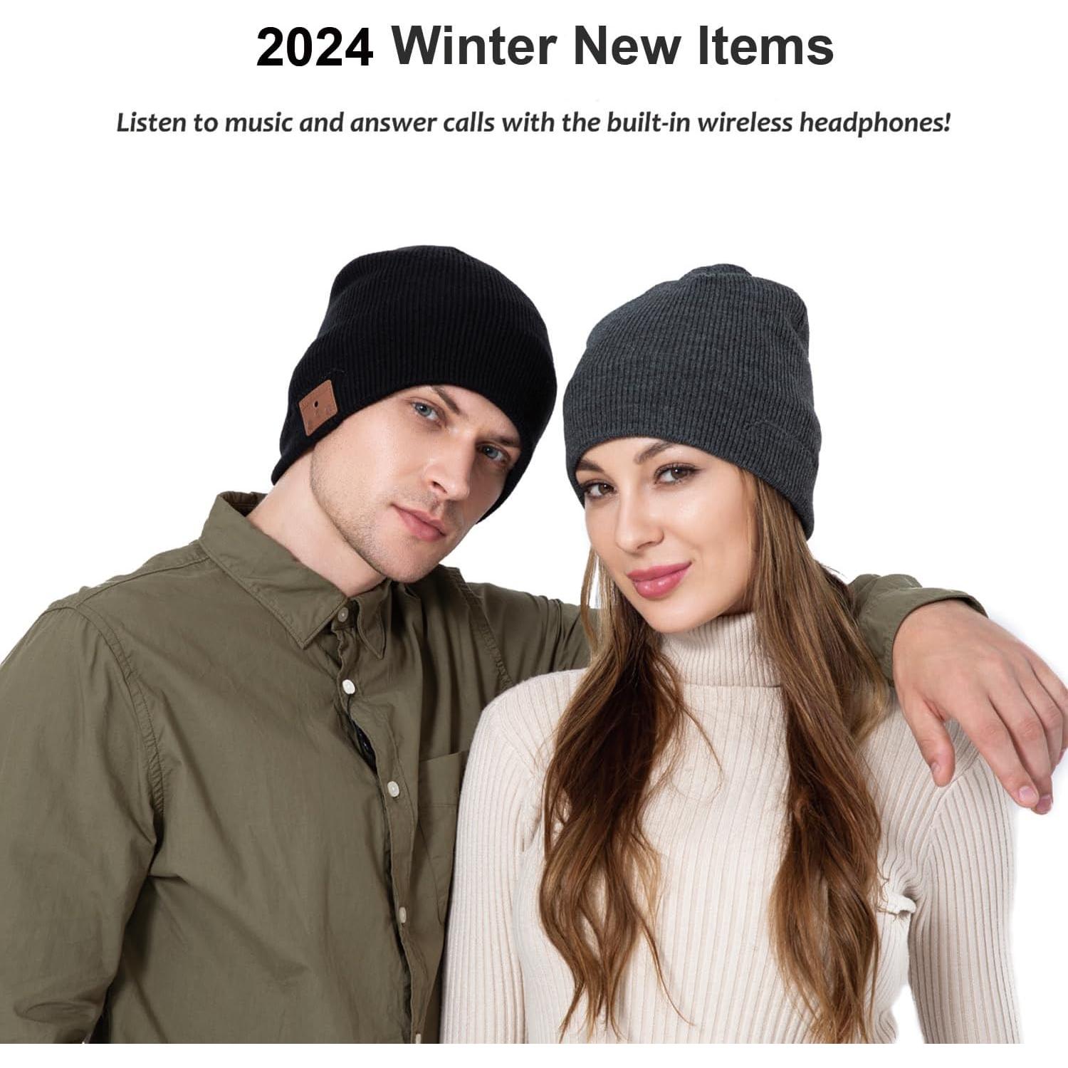 Gorro Bluetooth MUSICBEE V5.2 Inalámbrico para Invierno