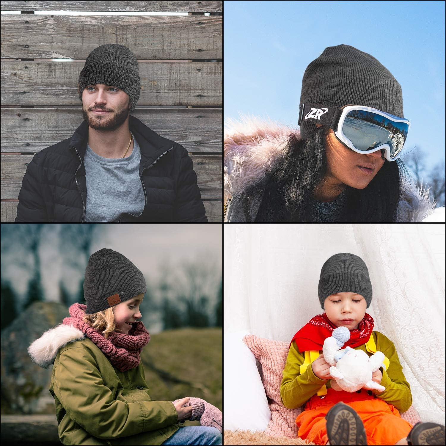 Gorro Bluetooth MUSICBEE V5.2 Inalámbrico para Invierno