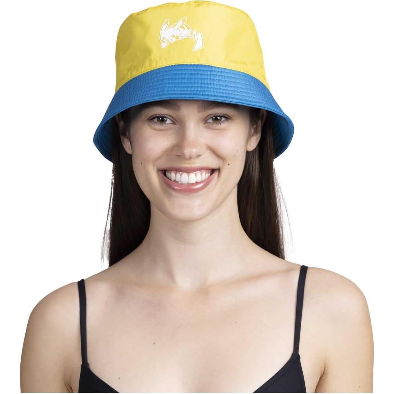 Sombrero de Cubo Reversible Pokémon Pikachu Azul Adulto