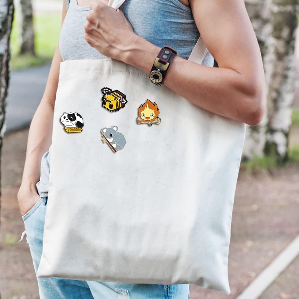 Conjunto de 20 Pines de Esmalte Divertidos para Mochilas