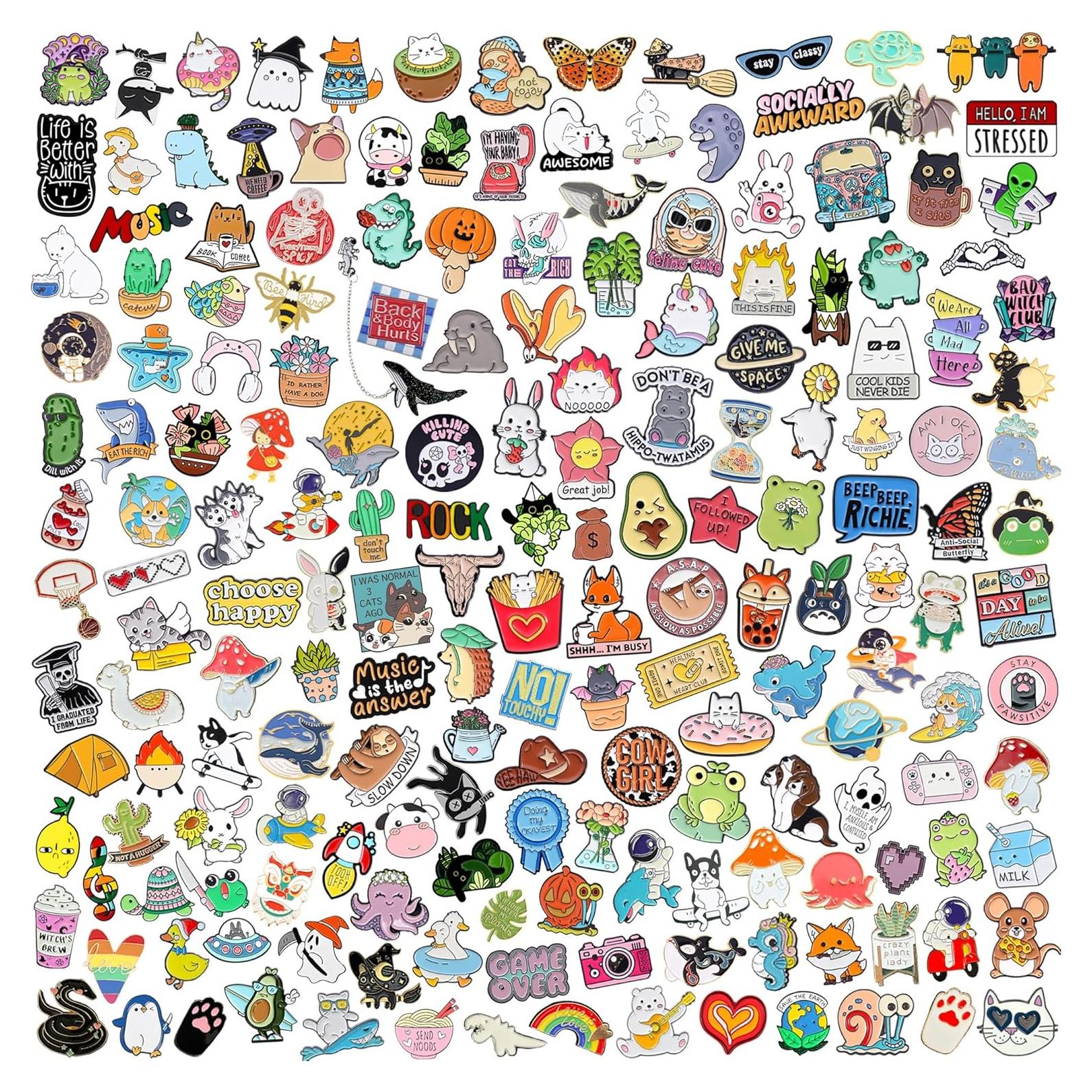 20 Pines de Esmalte Lindos Anime SINCCO para Mochilas