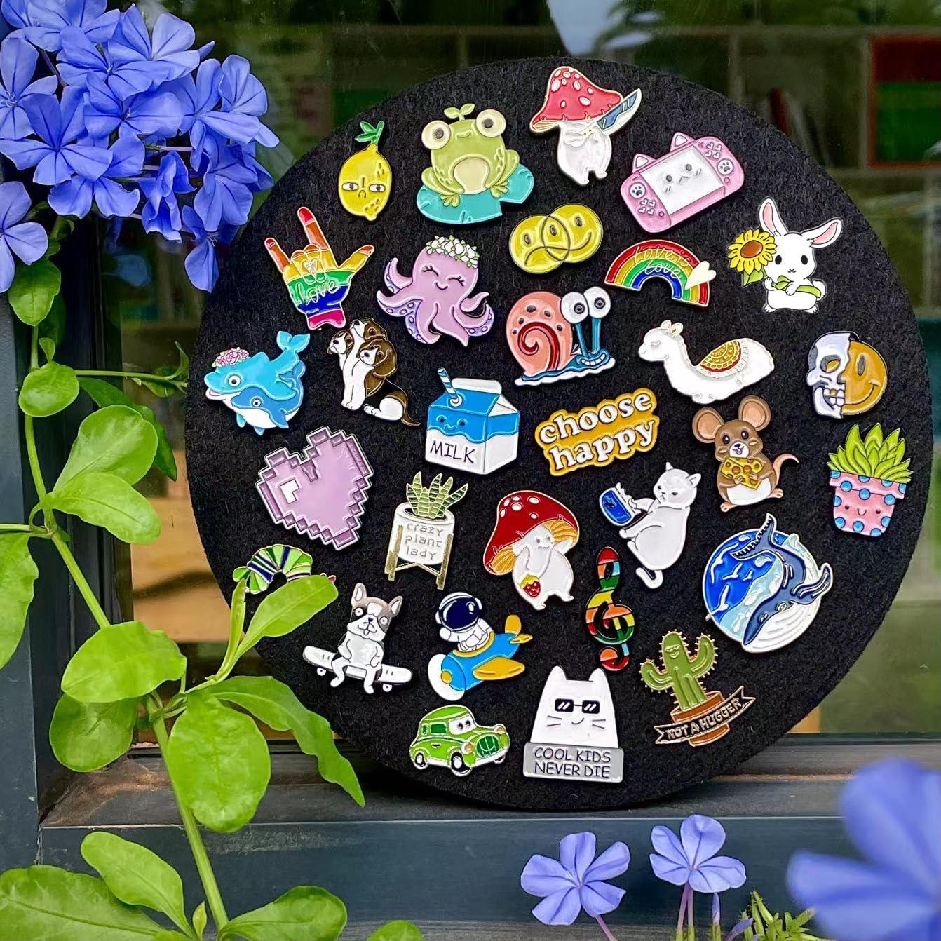 20 Pines de Esmalte Lindos Anime SINCCO para Mochilas