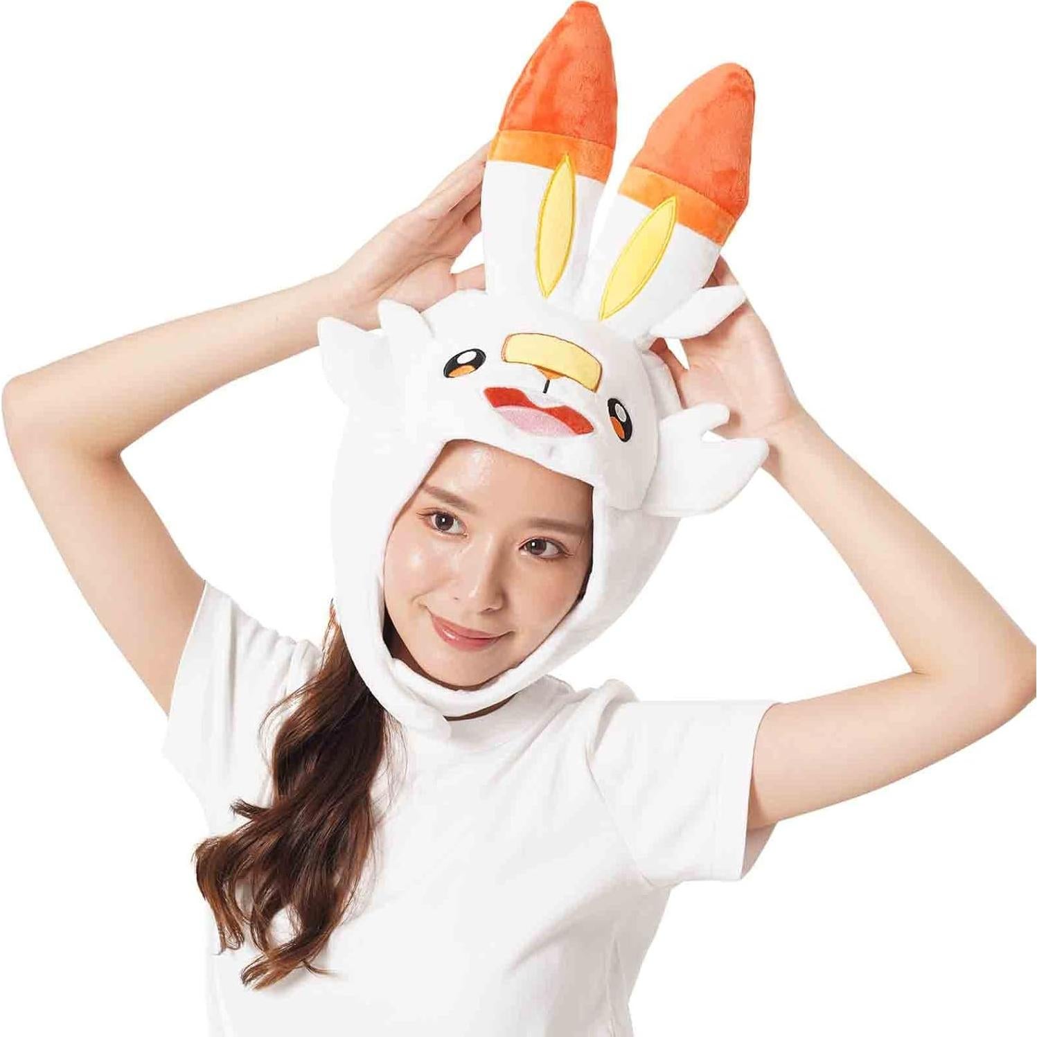 Sombrero Kigurumi Scorbunny SAZAC para Adultos - Beanie de Pokémon