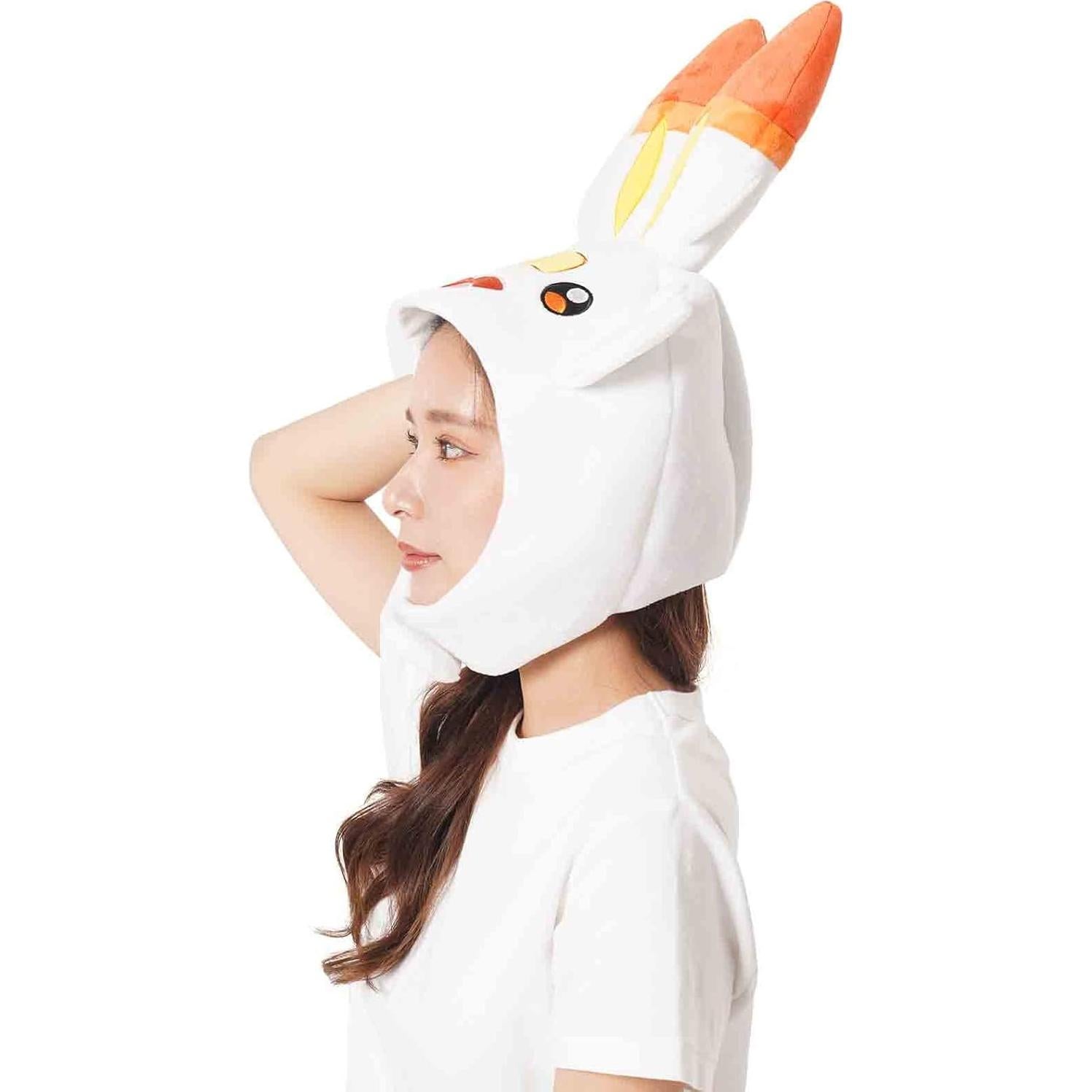 Sombrero Kigurumi Scorbunny SAZAC para Adultos - Beanie de Pokémon