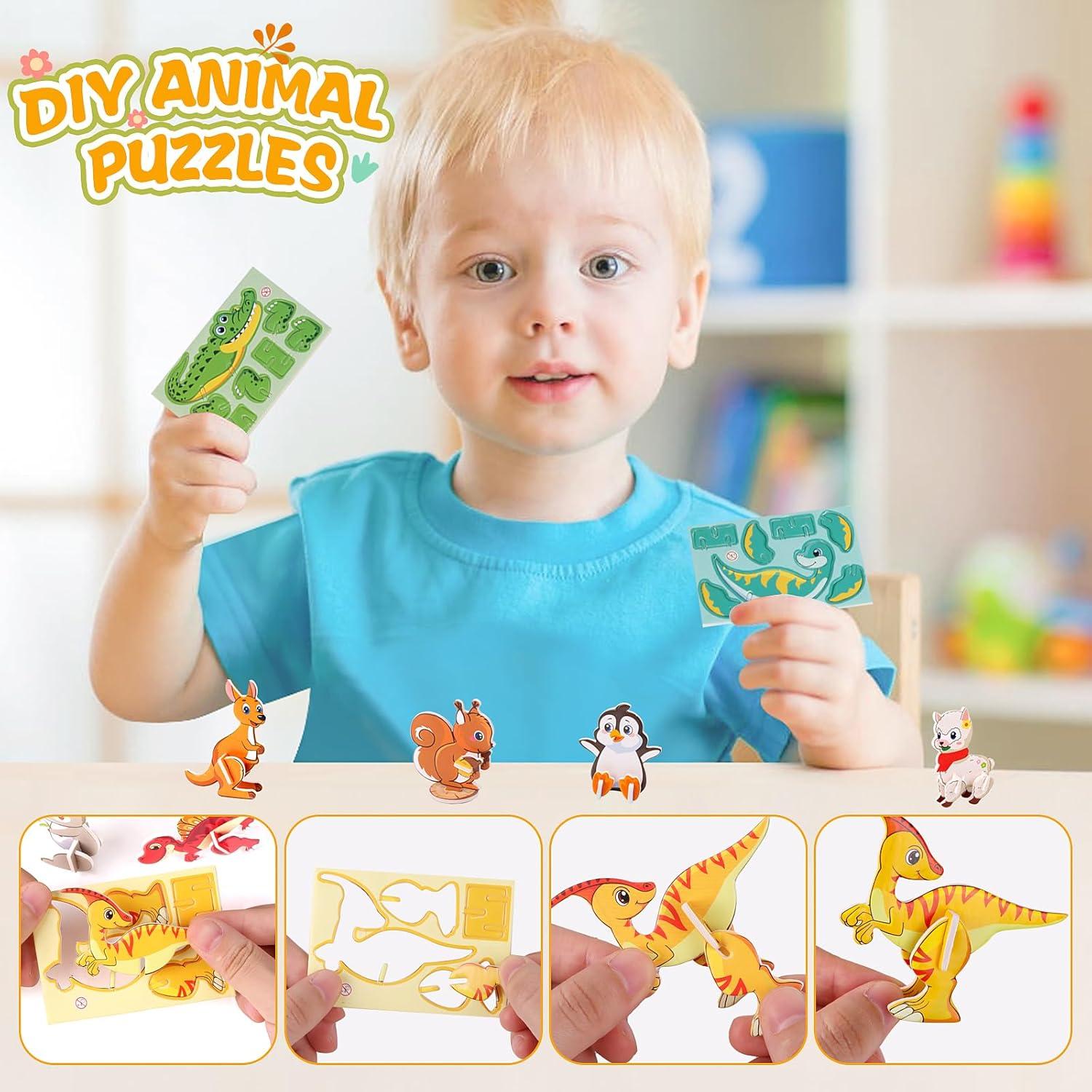 Rompecabezas 3D FOIMAS para Niños - 31 Animales Educativos