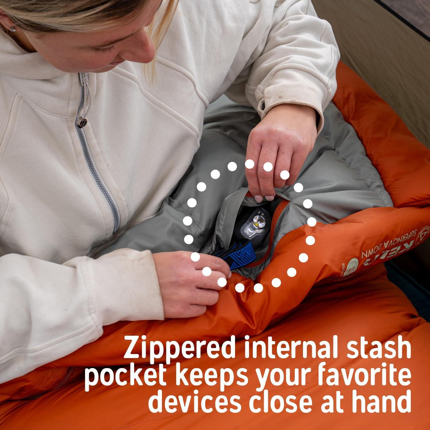 Saco de dormir Kelty Supernova 0° L 198 cm Nylon reciclado