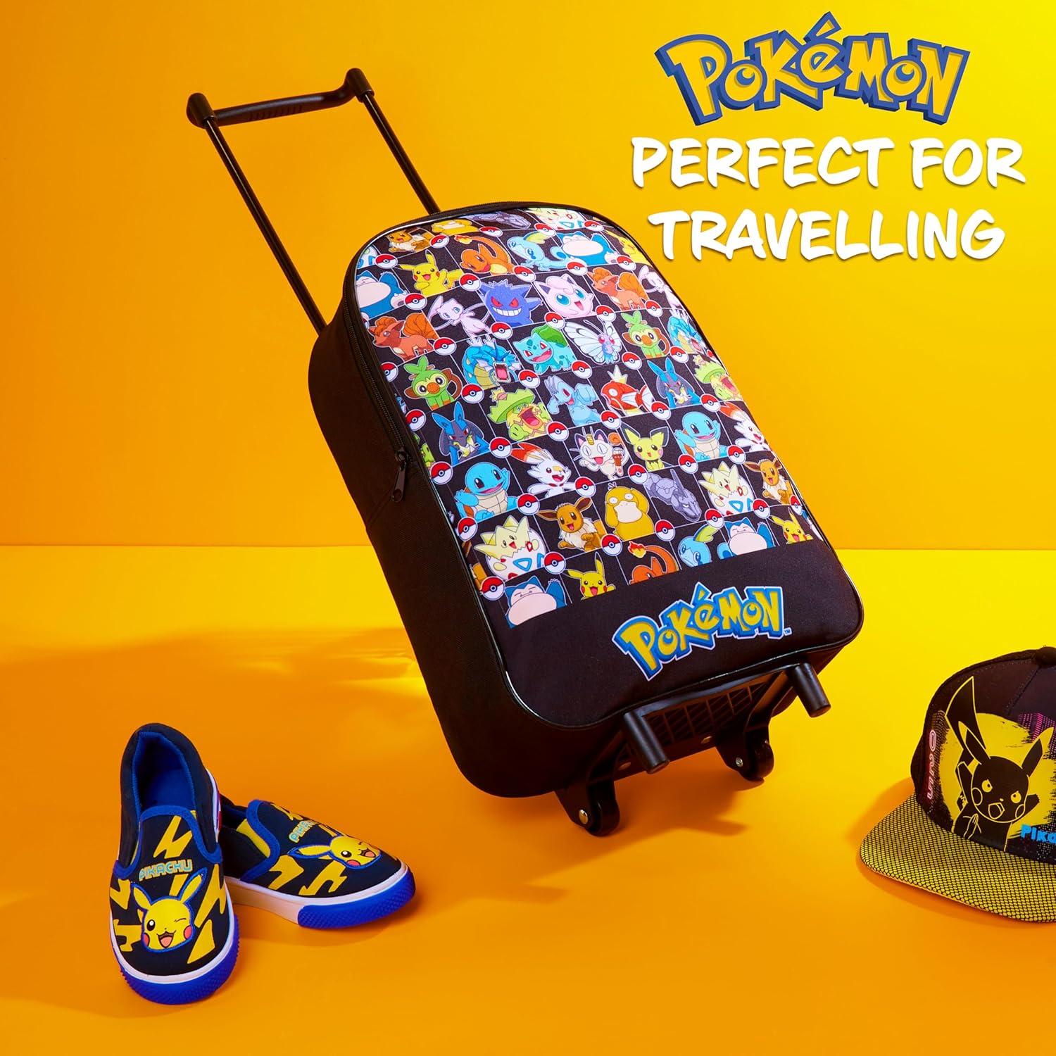 Maleta Plegable para Niños Pokemon 39cm 10.5L Negra