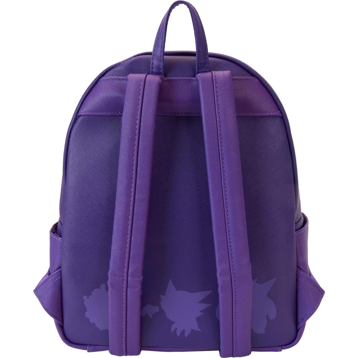 Loungefly Pokemon Gastly Evolutions Triple Pocket Mini Backpack