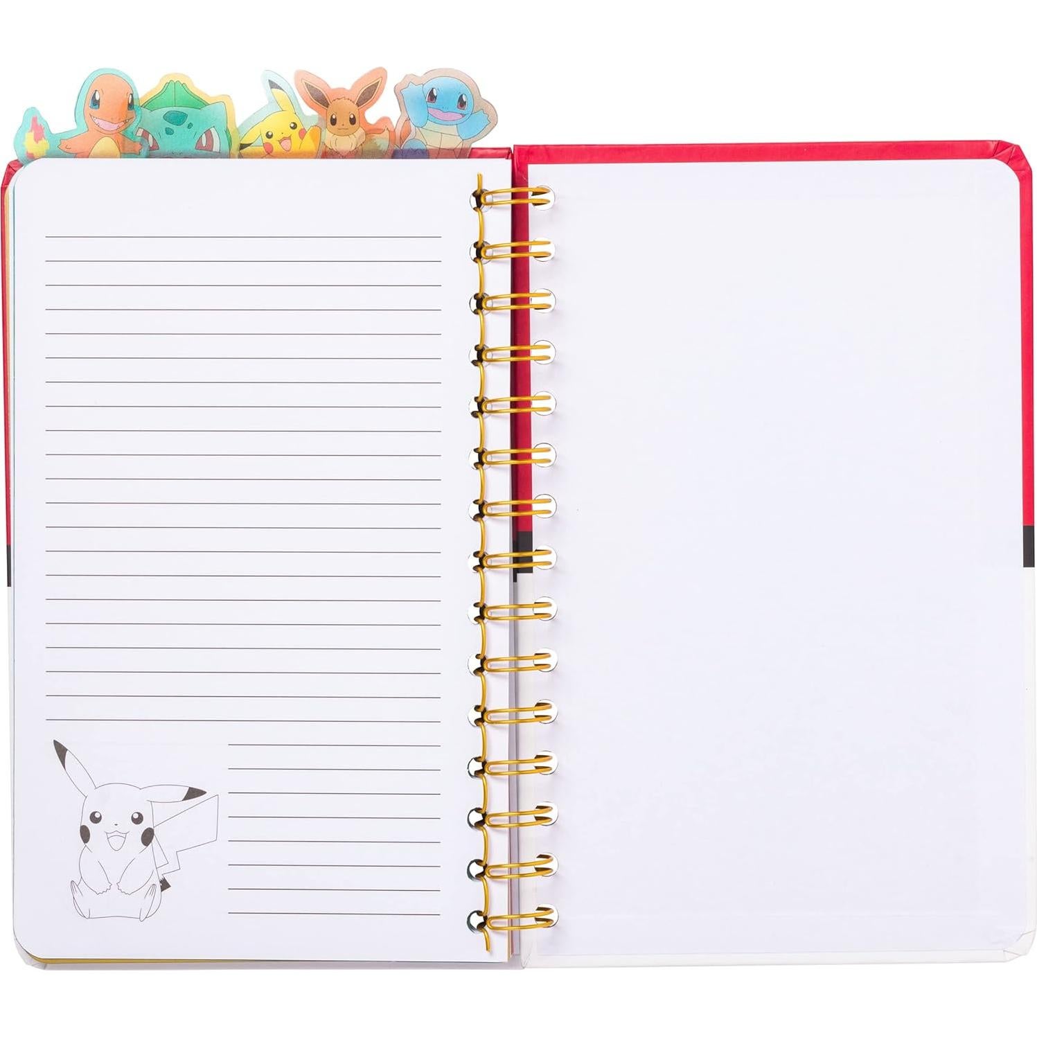 Cuaderno de Anillas Pokemon Pokeball Starters 12.7x20.3cm