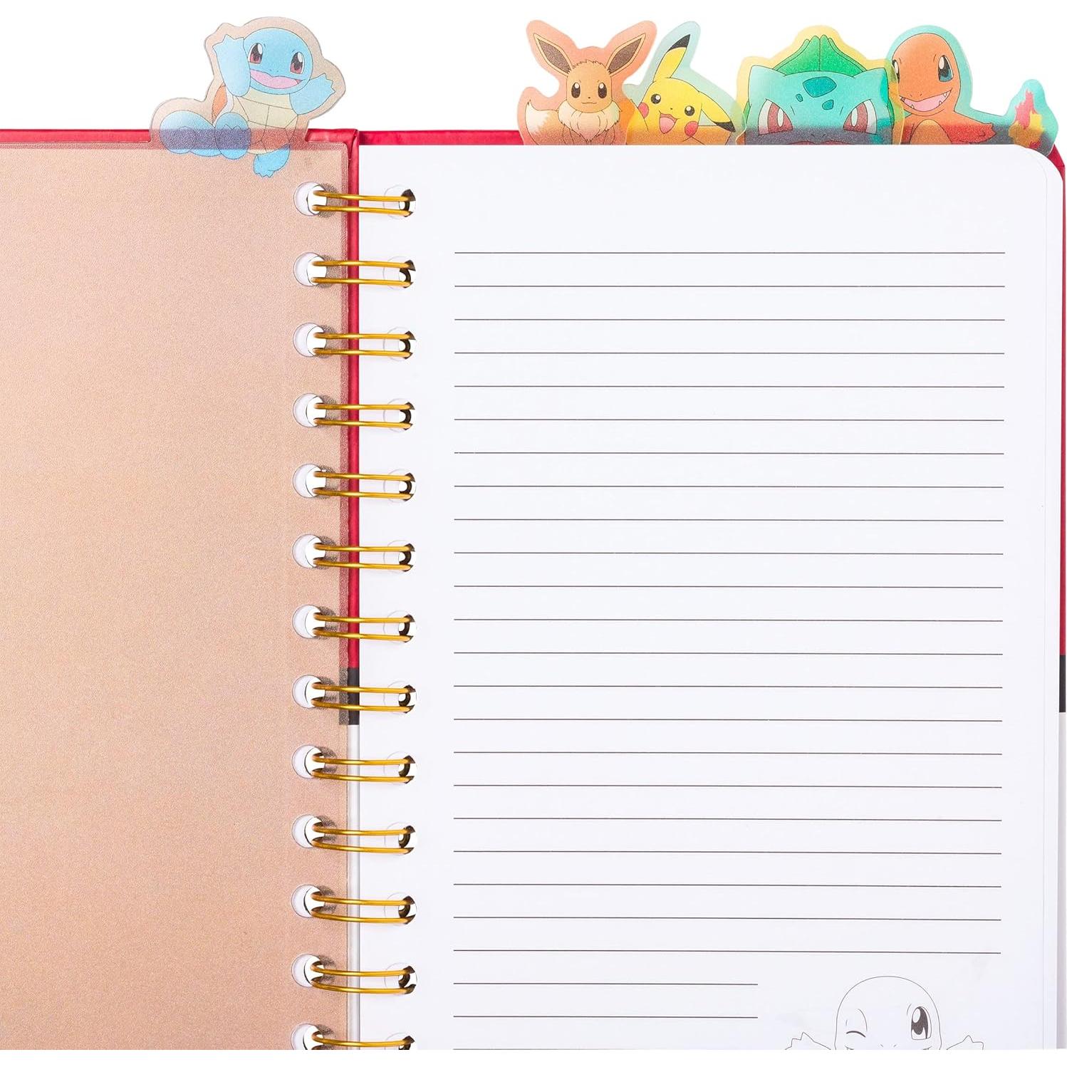 Cuaderno de Anillas Pokemon Pokeball Starters 12.7x20.3cm