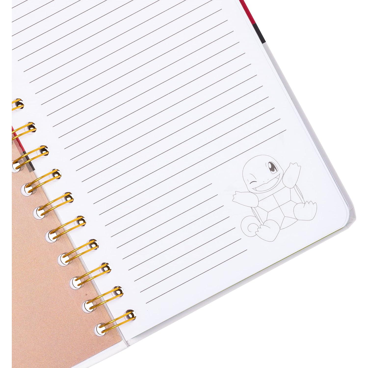 Cuaderno de Anillas Pokemon Pokeball Starters 12.7x20.3cm