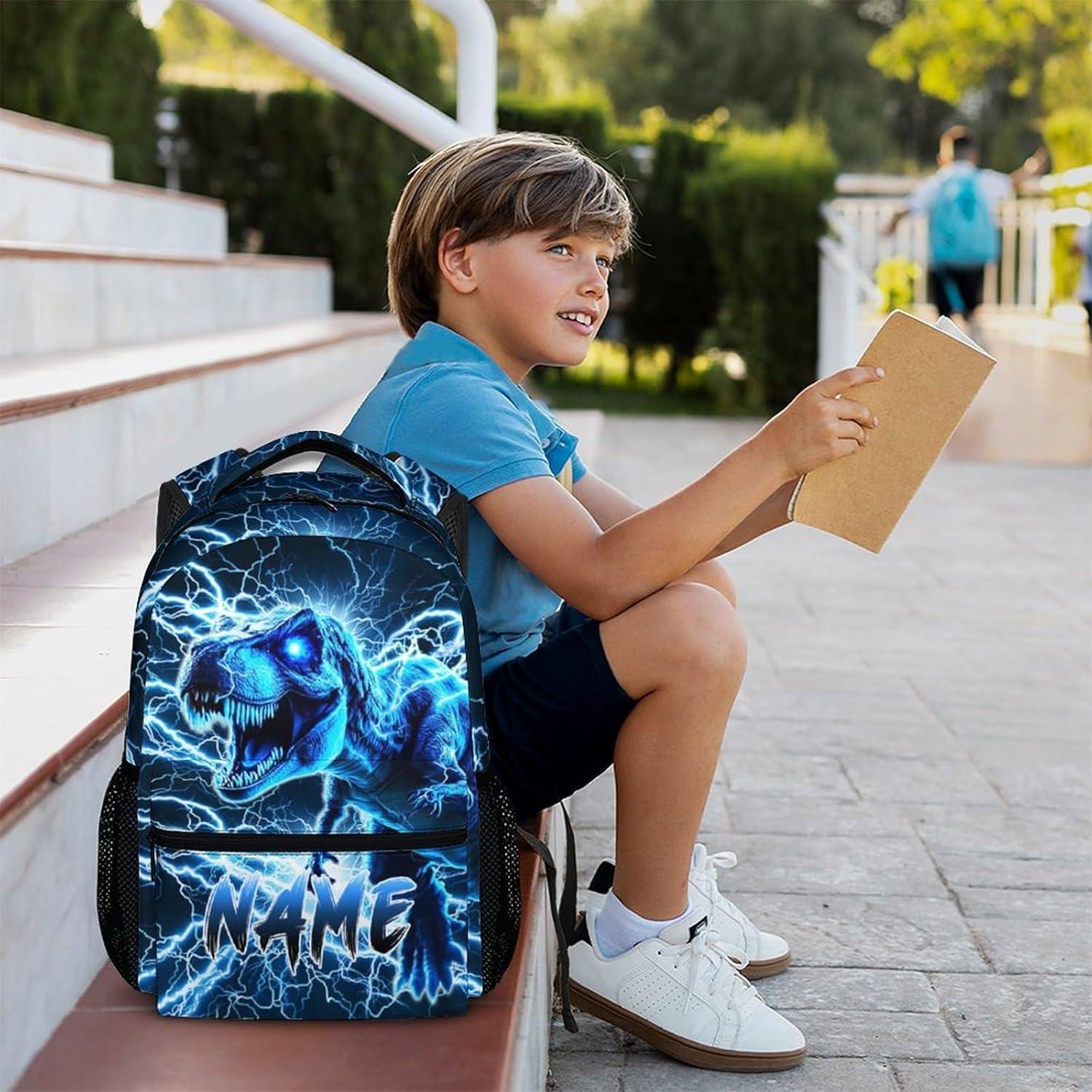 Mochila Dinosaurio Personalizada 43 cm para Niños - CustomJoy