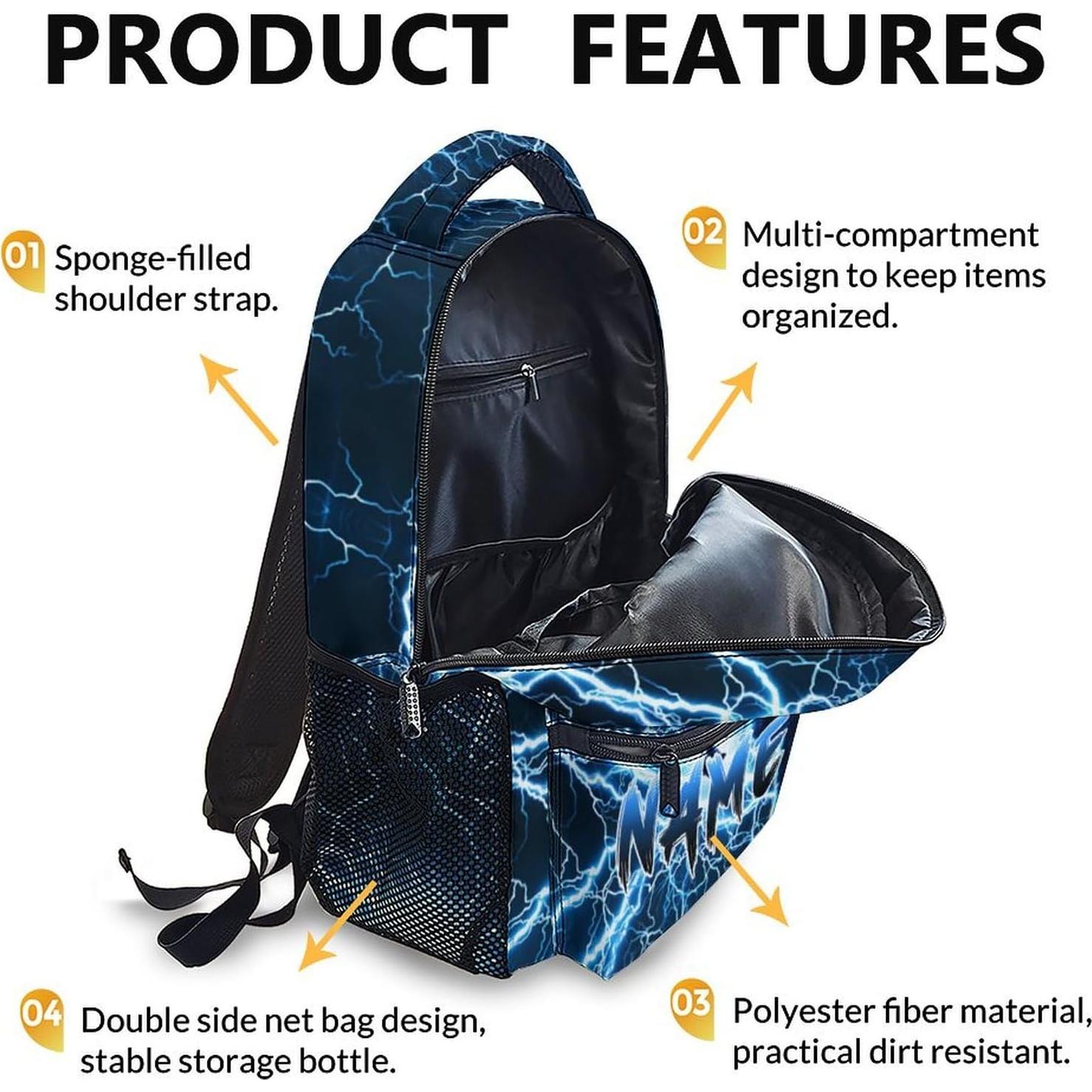 Mochila Dinosaurio Personalizada 43 cm para Niños - CustomJoy