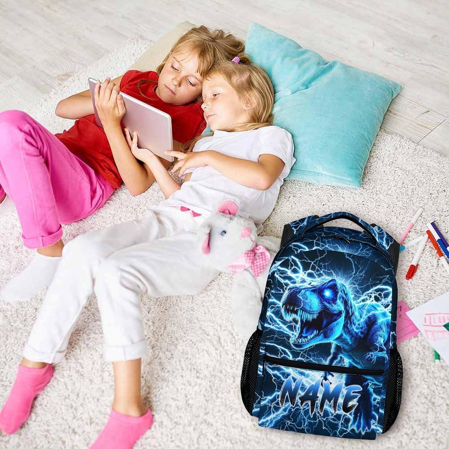 Mochila Dinosaurio Personalizada 43 cm para Niños - CustomJoy