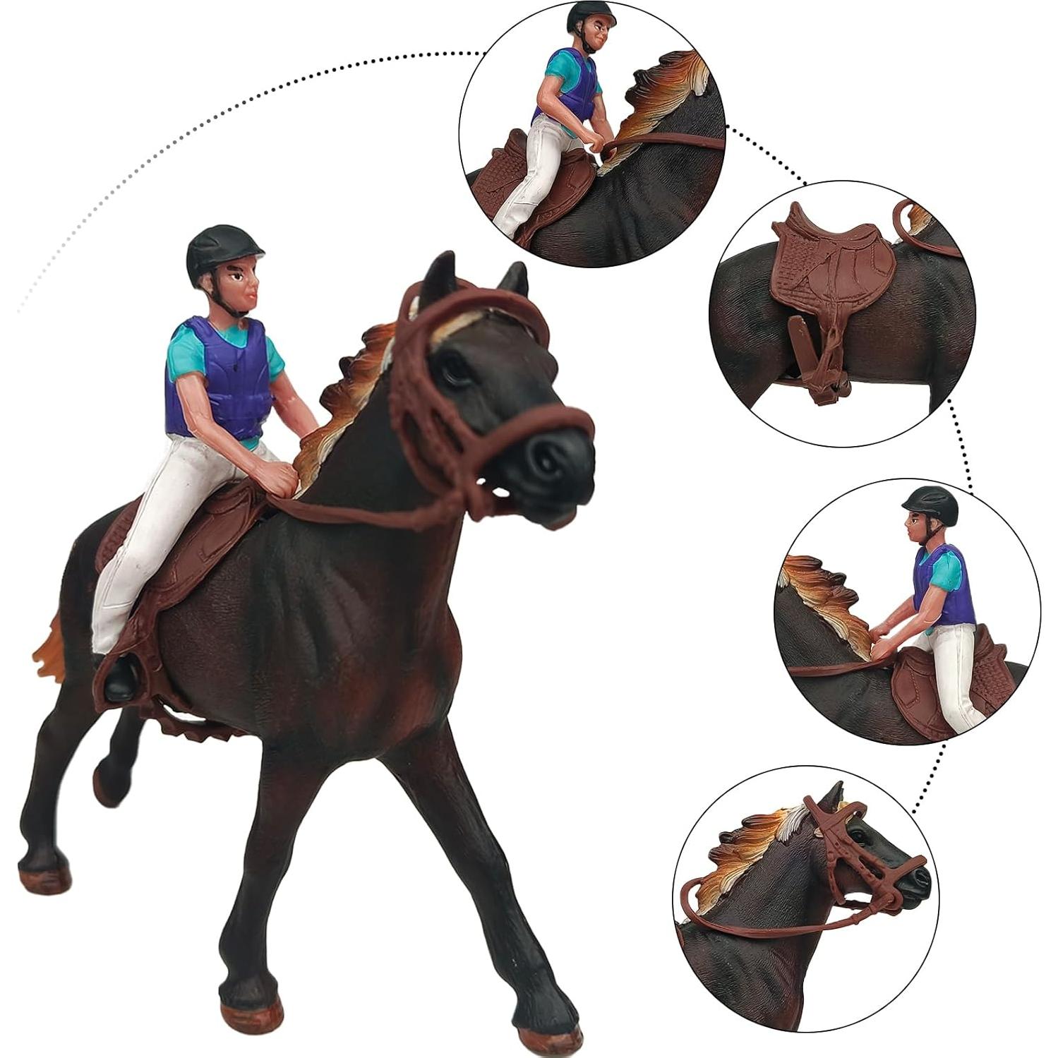 Set de Juguetes de Caballos SCAHOW 31 Piezas Educativos