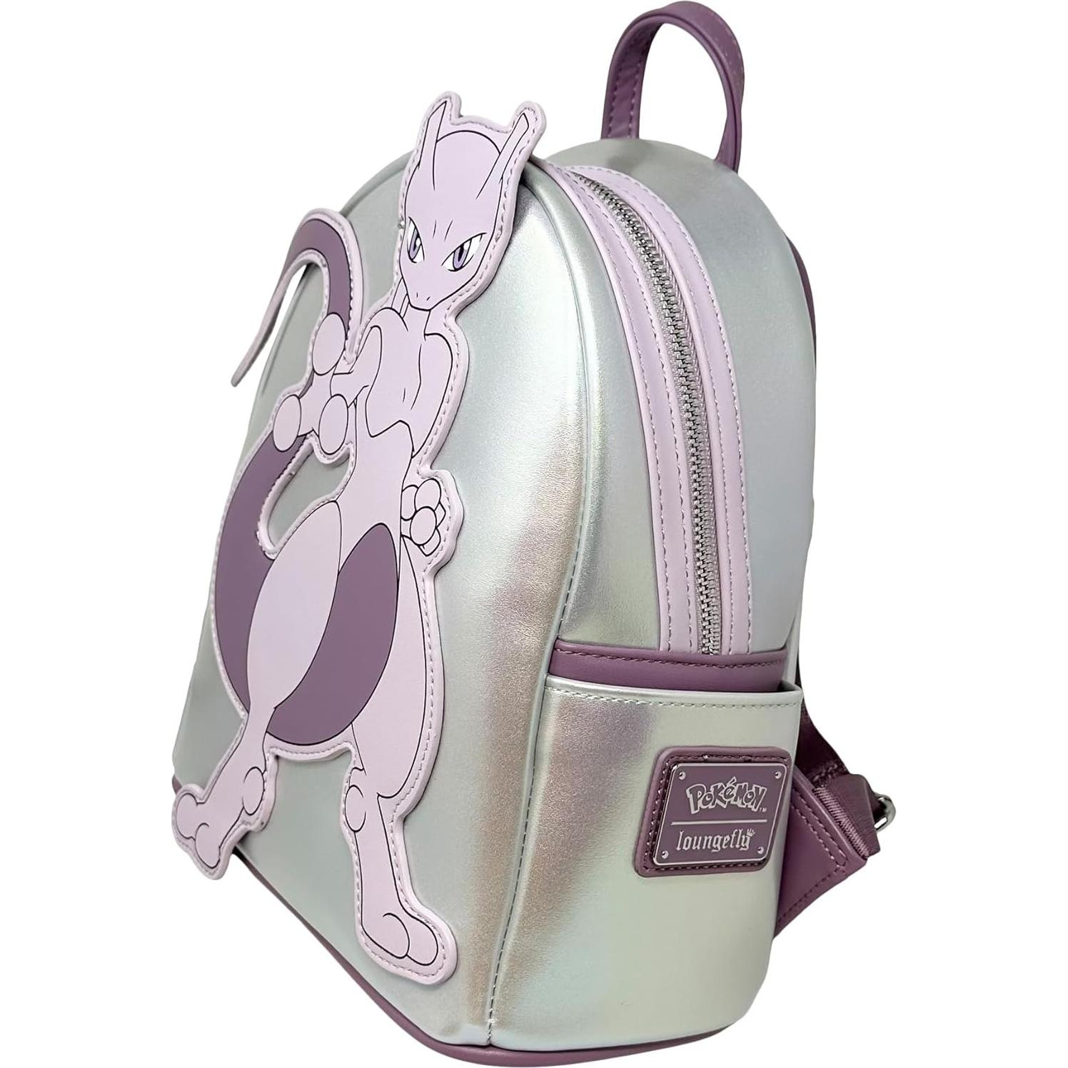 Bolso de Hombro Doble Mewtwo Loungefly 25.4x22.9cm