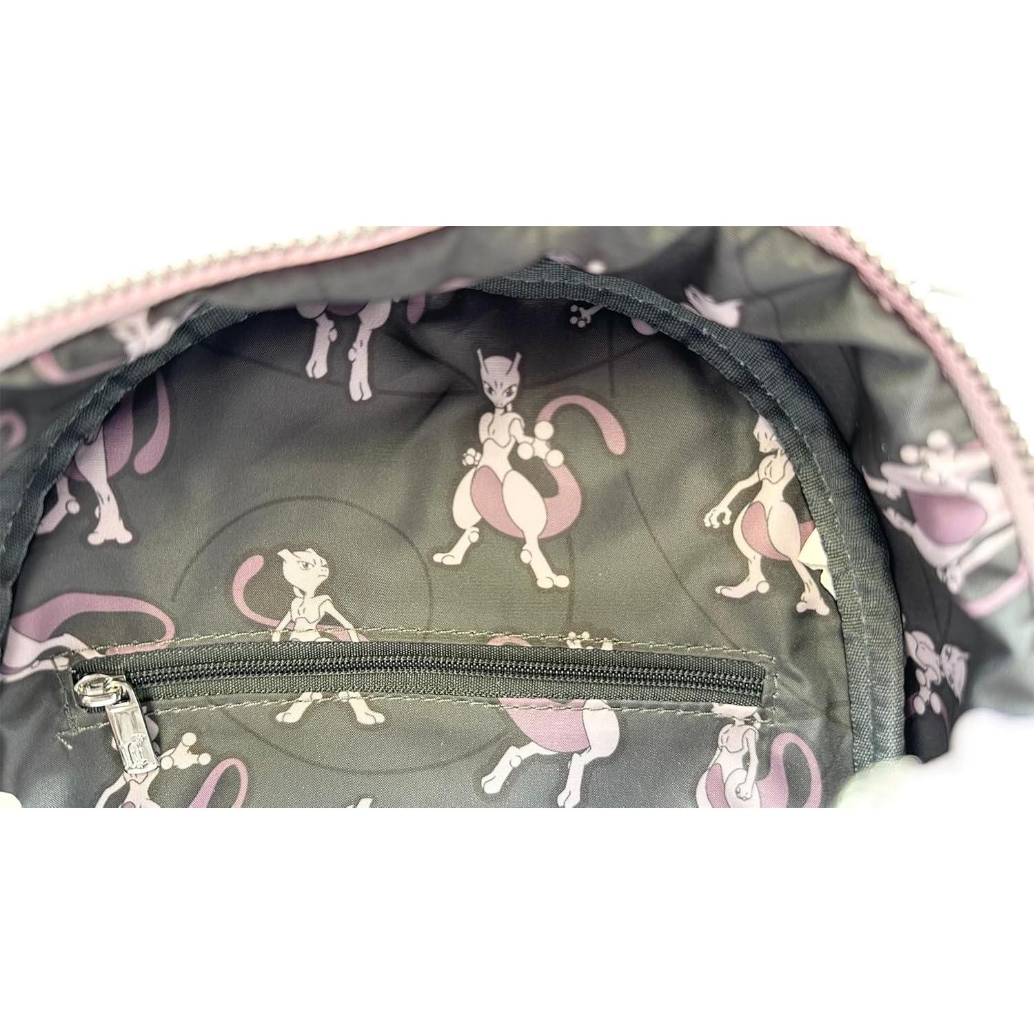 Bolso de Hombro Doble Mewtwo Loungefly 25.4x22.9cm