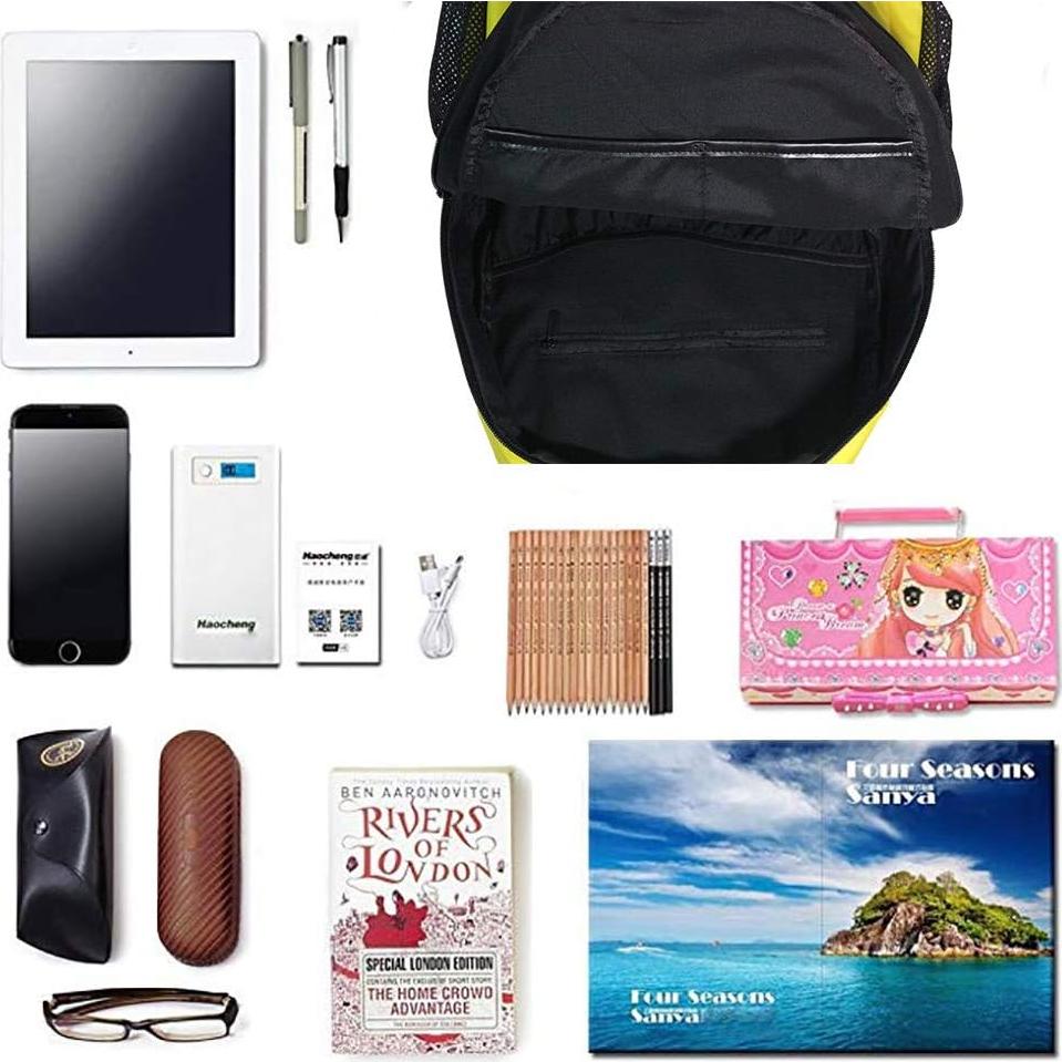 Mochila Escolar Kcldeci Dragón de Fuego 20L para Niños 4-12 Años