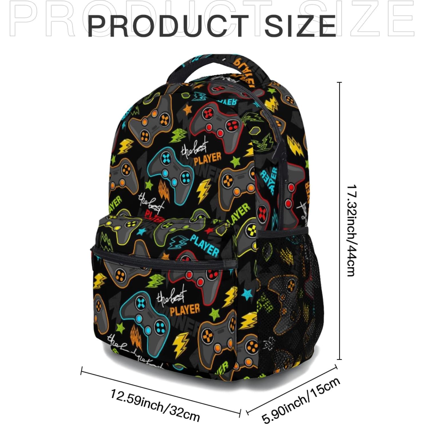 Mochila Escolar Anyako Controlador 44x32x15 cm para Niños