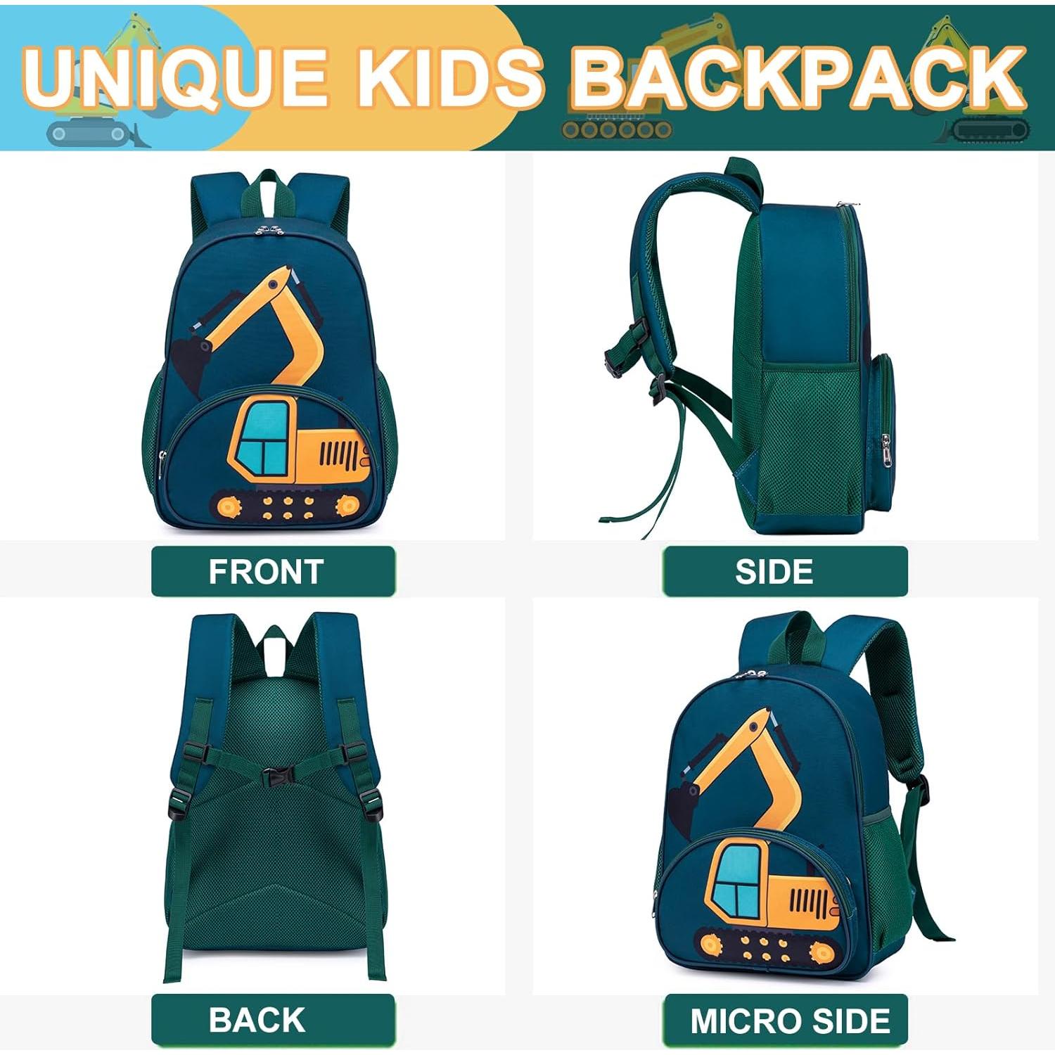 Mochila Escolar Niños 15" Loidou Camión Azul 17L