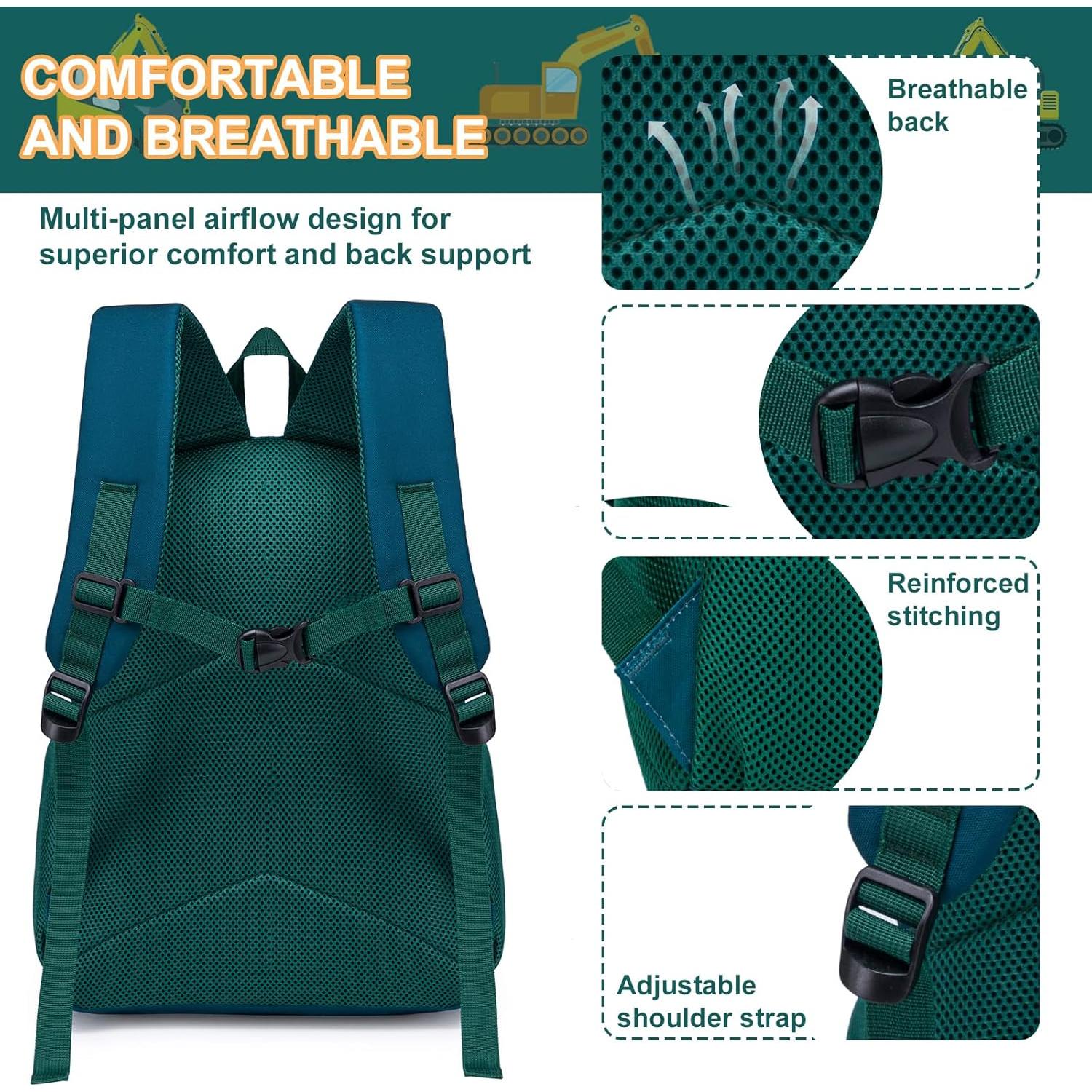 Mochila Escolar Niños 15" Loidou Camión Azul 17L