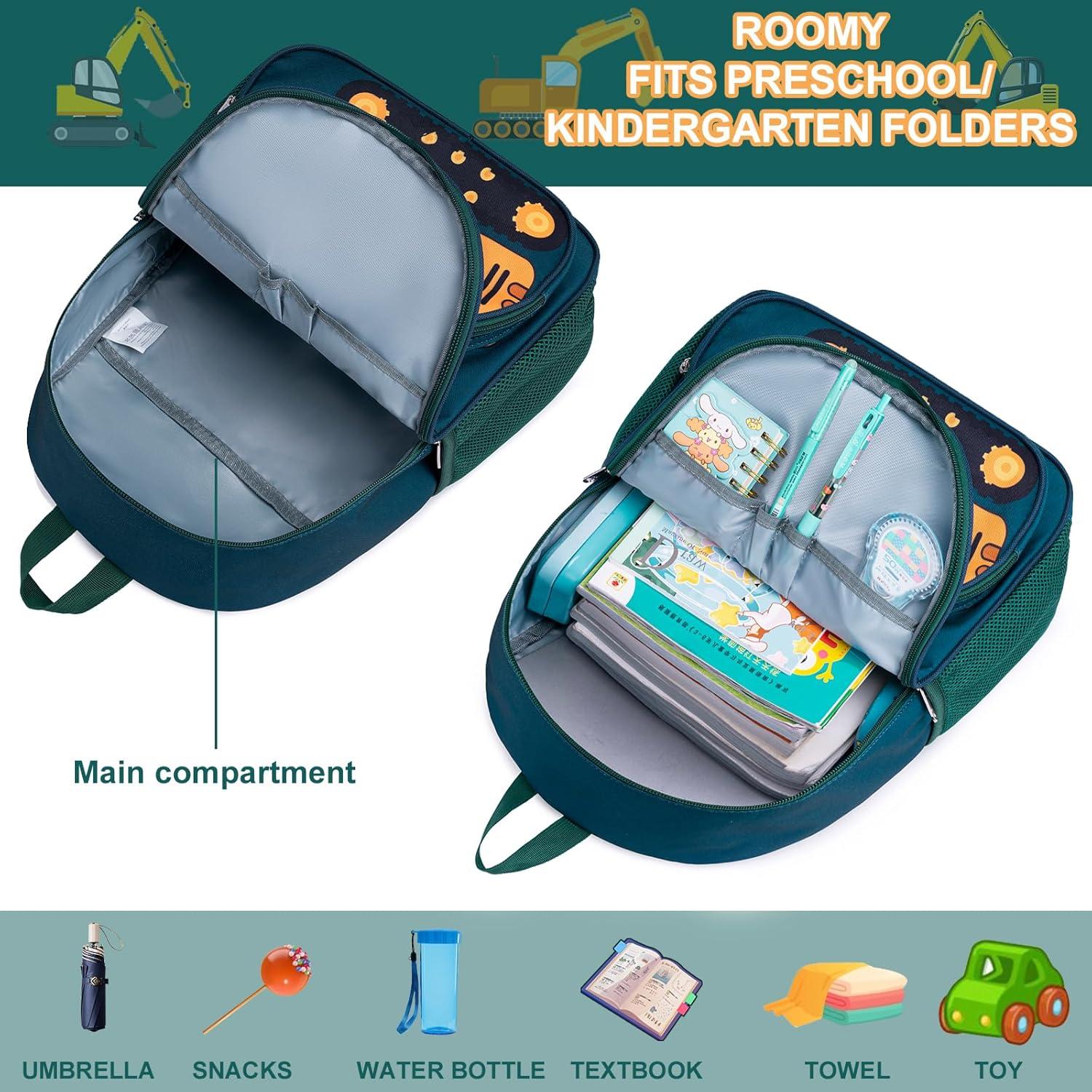 Mochila Escolar Niños 15" Loidou Camión Azul 17L