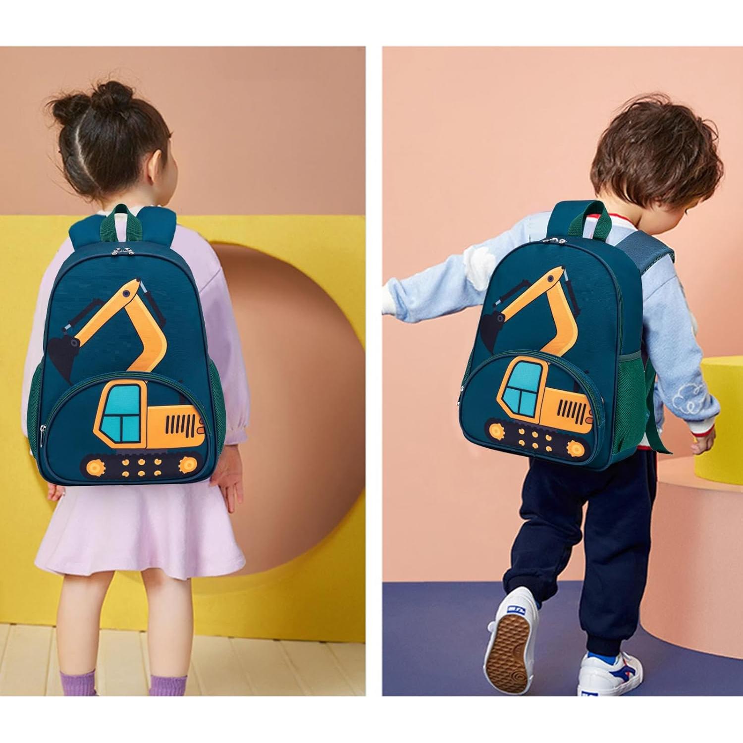Mochila Escolar Niños 15" Loidou Camión Azul 17L