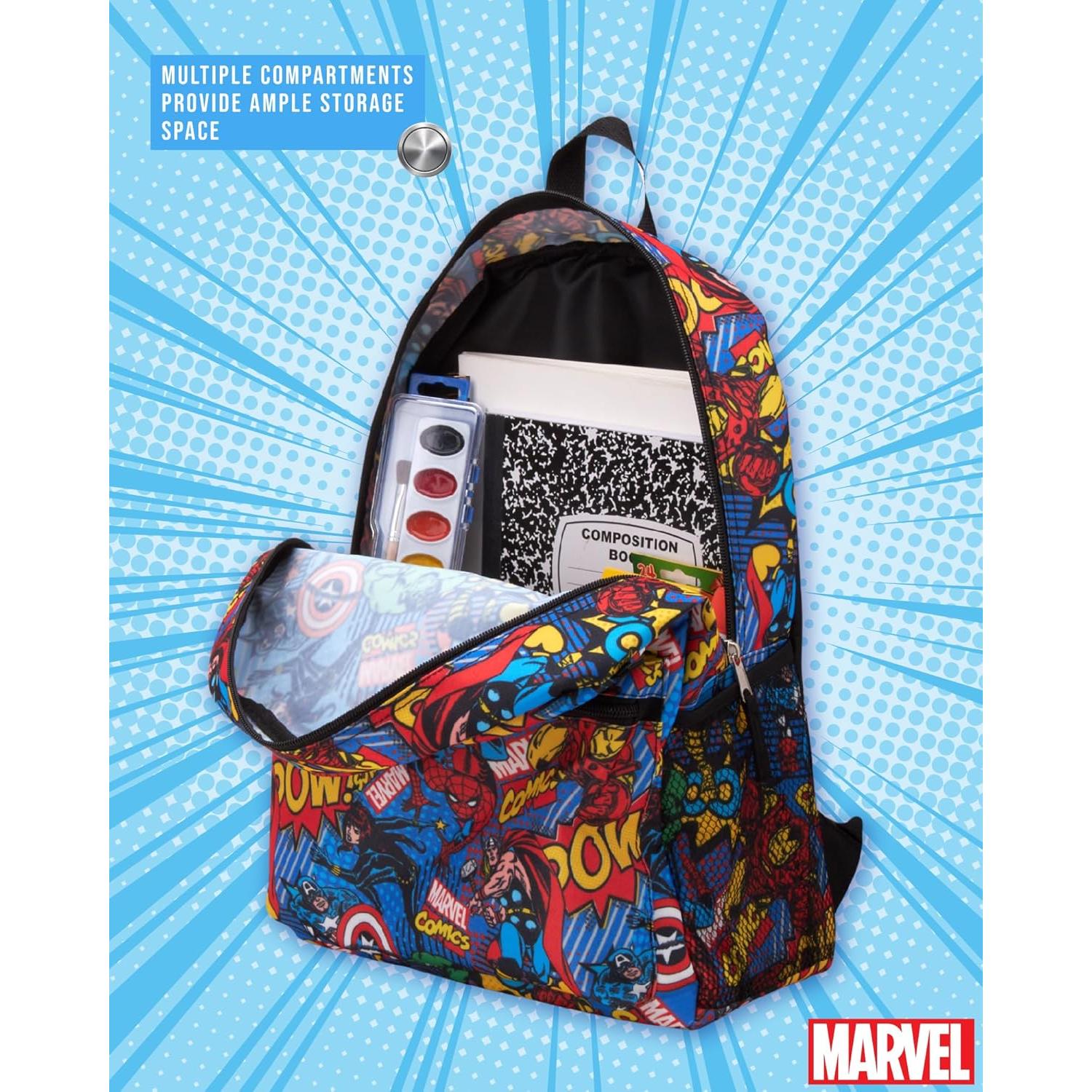 Mochila Fast Forward Avengers 16" para Niños - Azul