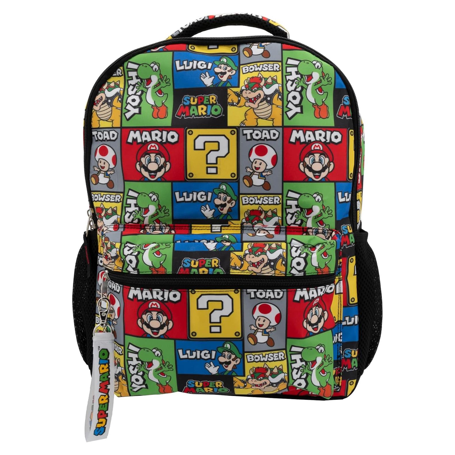 Mochila Escolar Super Mario Brothers 16" para Niños