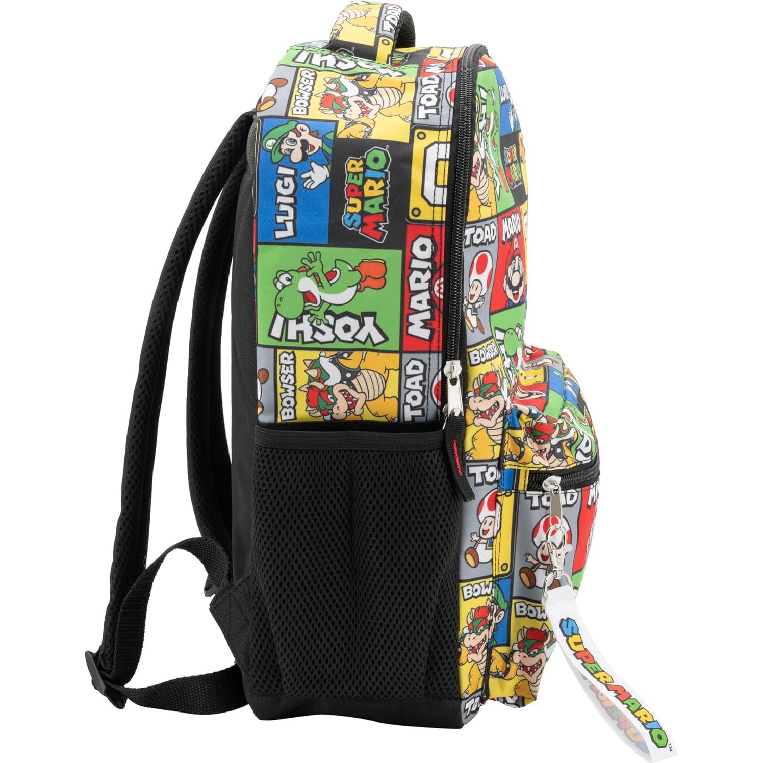 Mochila Escolar Super Mario Brothers 16" para Niños