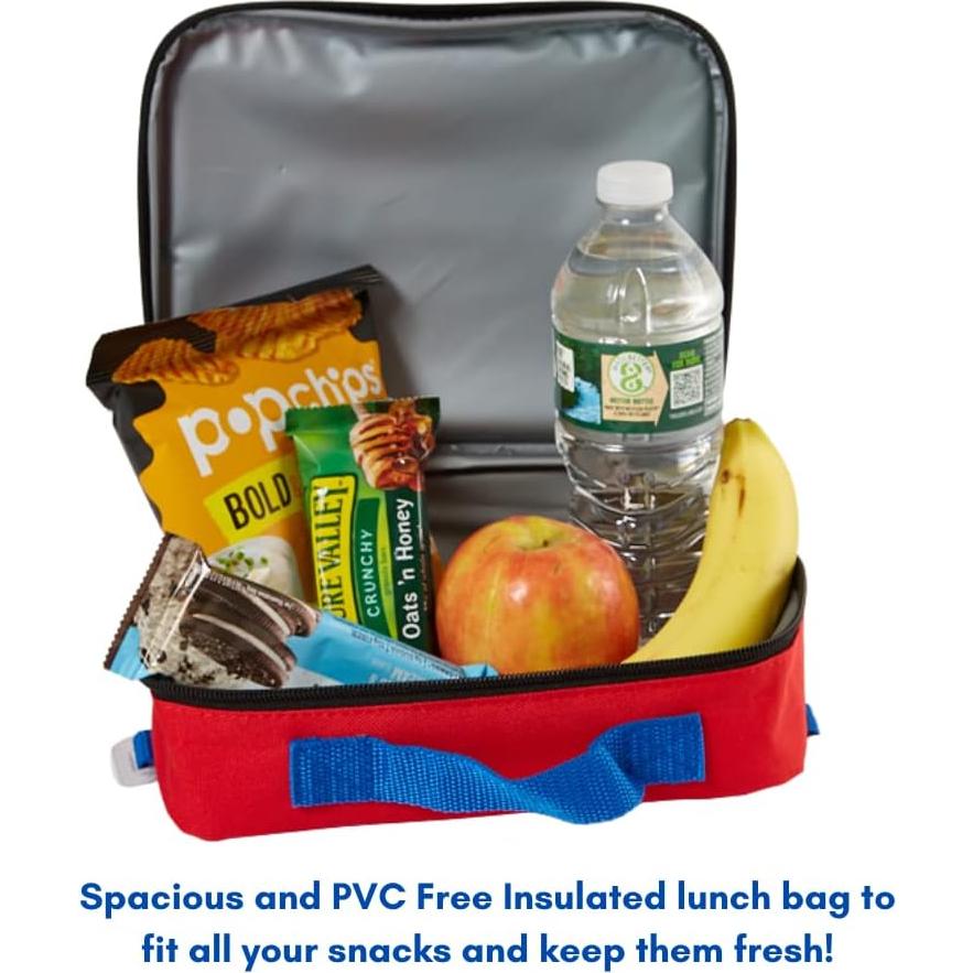 Mochila Super Mario con Lonchera Aislada 40.64 cm Niños