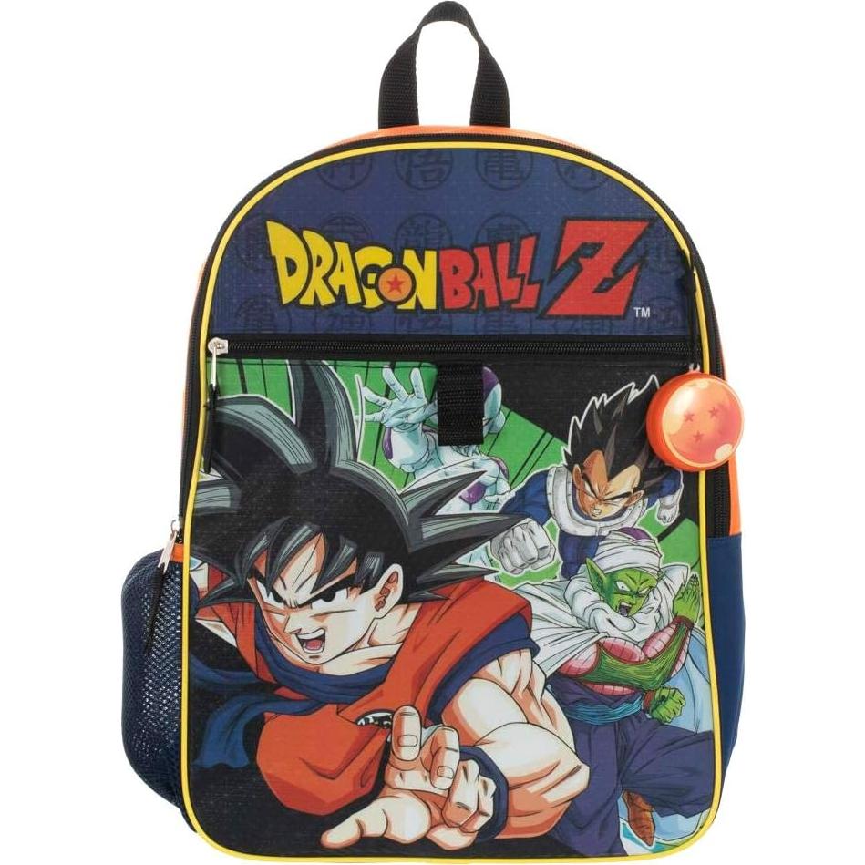 Mochila Dragon Ball Z BIOWORLD 4 Piezas Naranja 16L