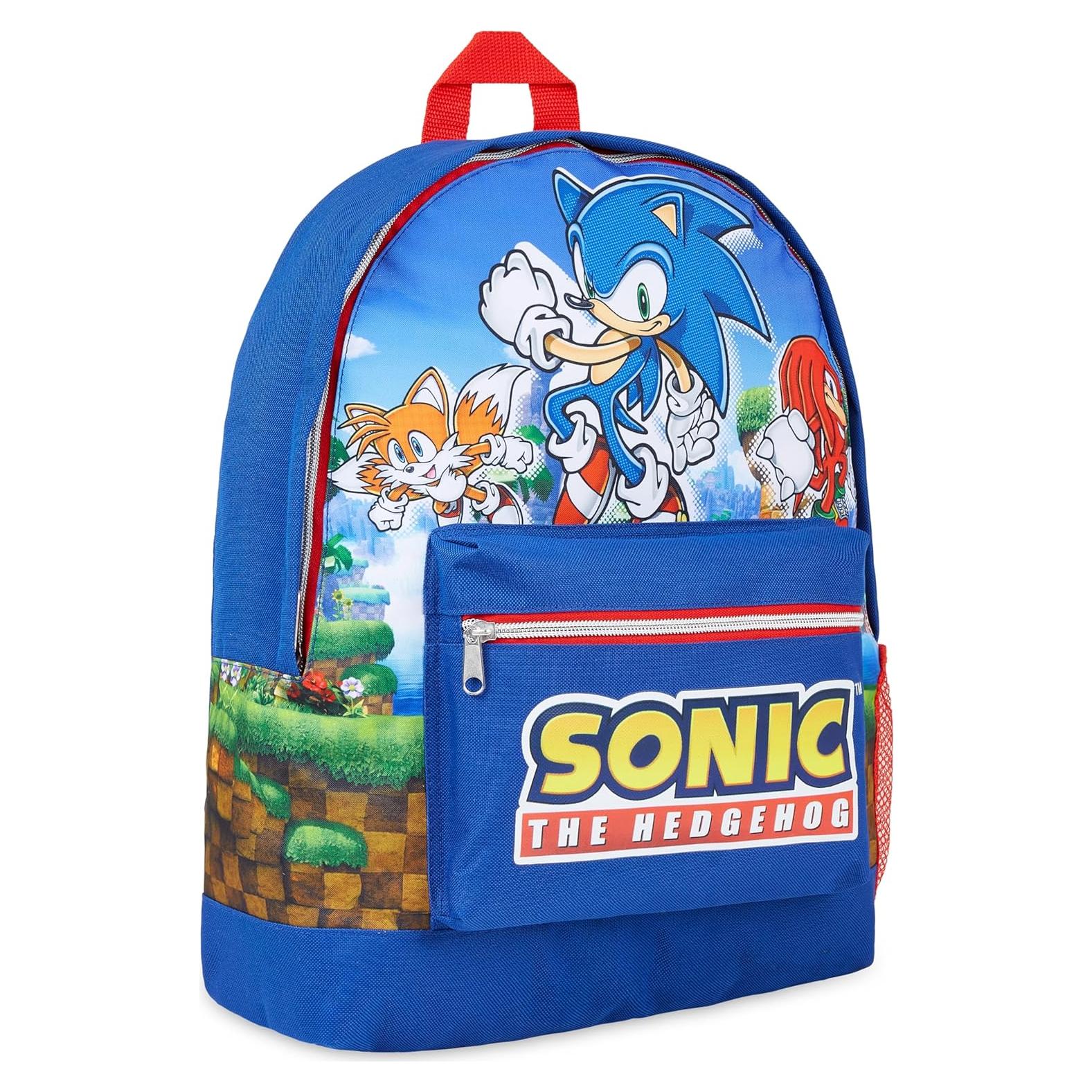 Mochila Escolar Sonic The Hedgehog Azul Oscuro 40x31x10 cm