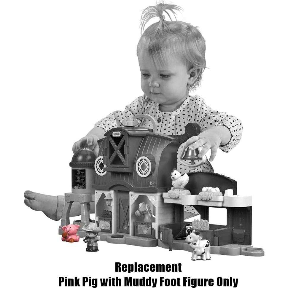 Repuesto Fisher-Price DWC31 Cerdo Rosa para Juego de Granja