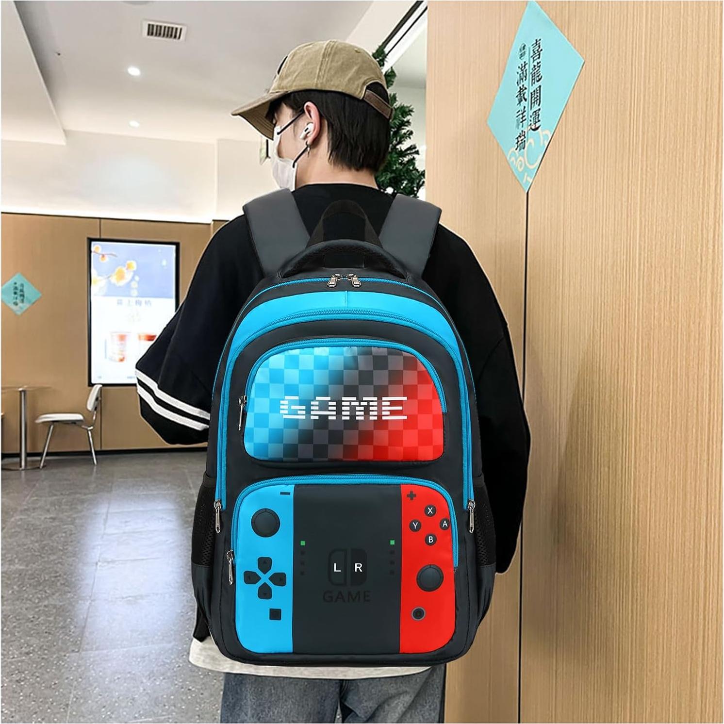 Mochila Escolar Octsky para Niños 43.2 cm Azul Resistente